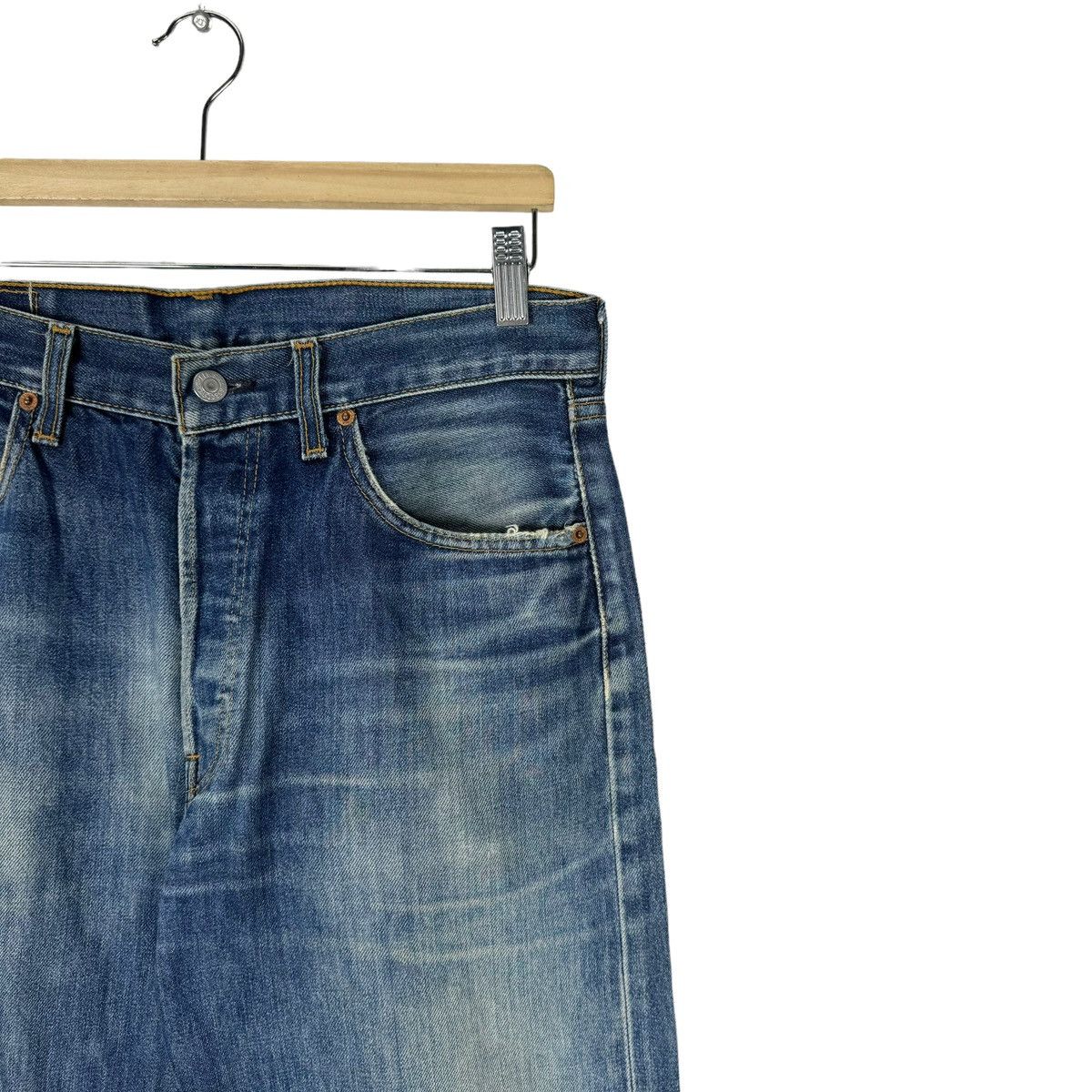 Levi's 🌟LEVIS 501 DENIM JEANS PANTS Size US 31 - 4 Thumbnail