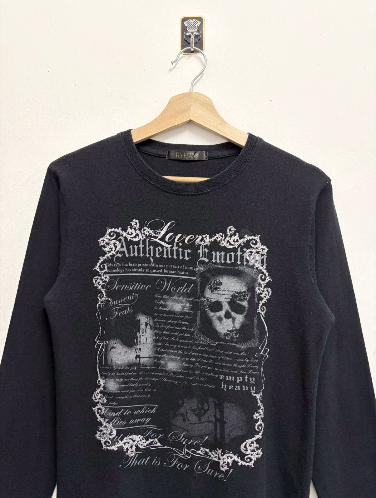 If Six Was Nine Fly Beans - Japanese Poem Gothic If Six was Nine L/S T-Shirt Size US S / EU 44-46 / 1 - 3 Thumbnail