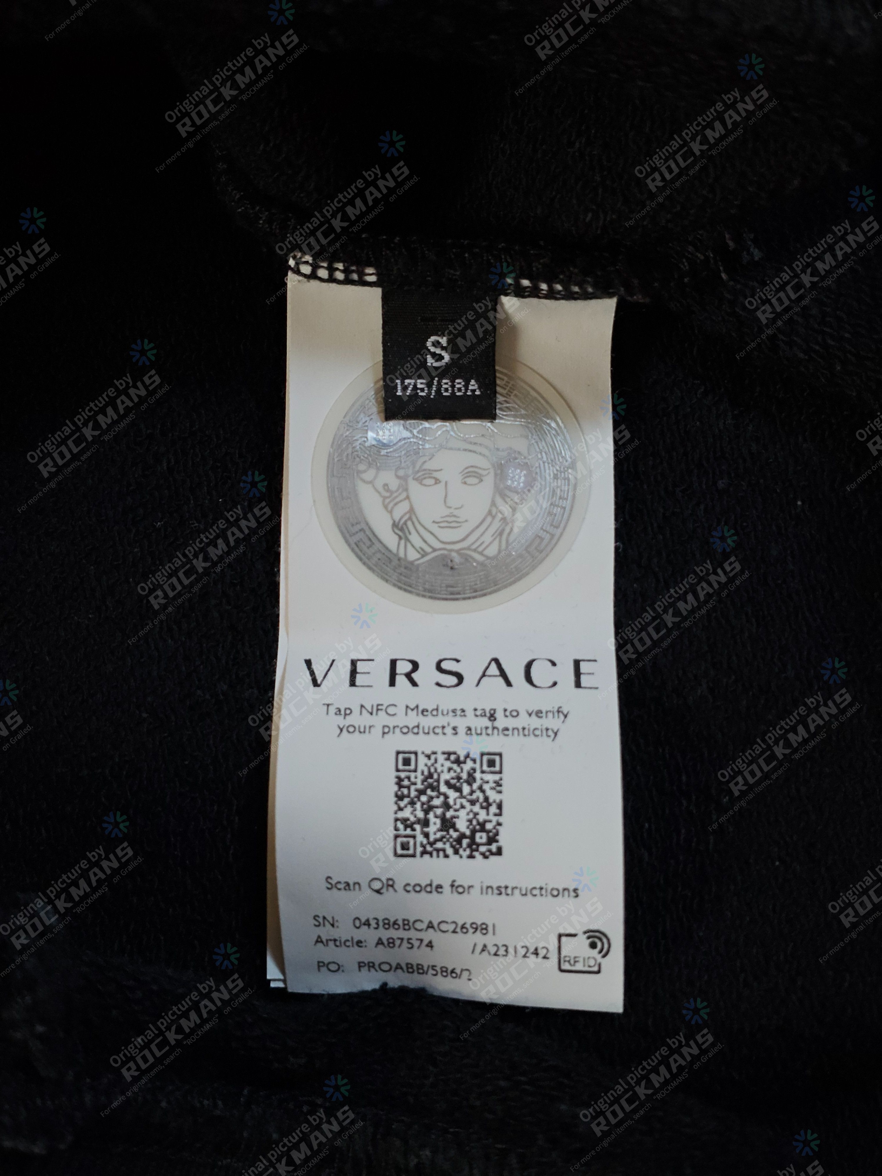 Versace Versace Medusa Logo Crewneck Sweater Size S Size US S / EU 44-46 / 1 - 5 Thumbnail