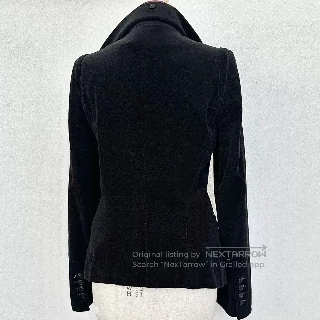 Ann Demeulemeester Ann Demeulemeester 2005 Fall Velvet Coat. Size S / US 4 / IT 40 - 5 Thumbnail