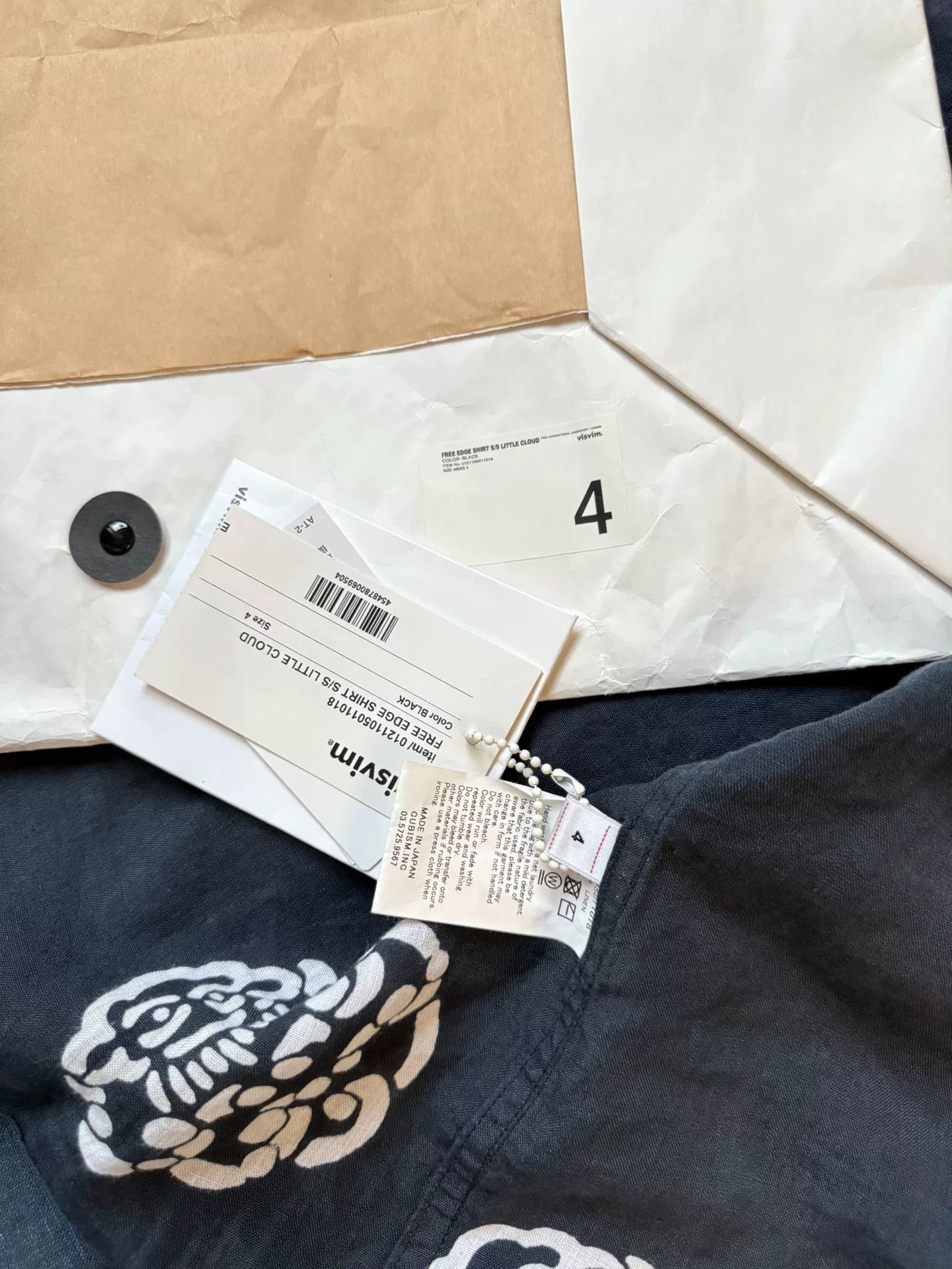 Visvim VISVIM 21SS FREE EDGE LITTLE CLOUD SHIRT Size US XL / EU 56 / 4 - 9 Thumbnail