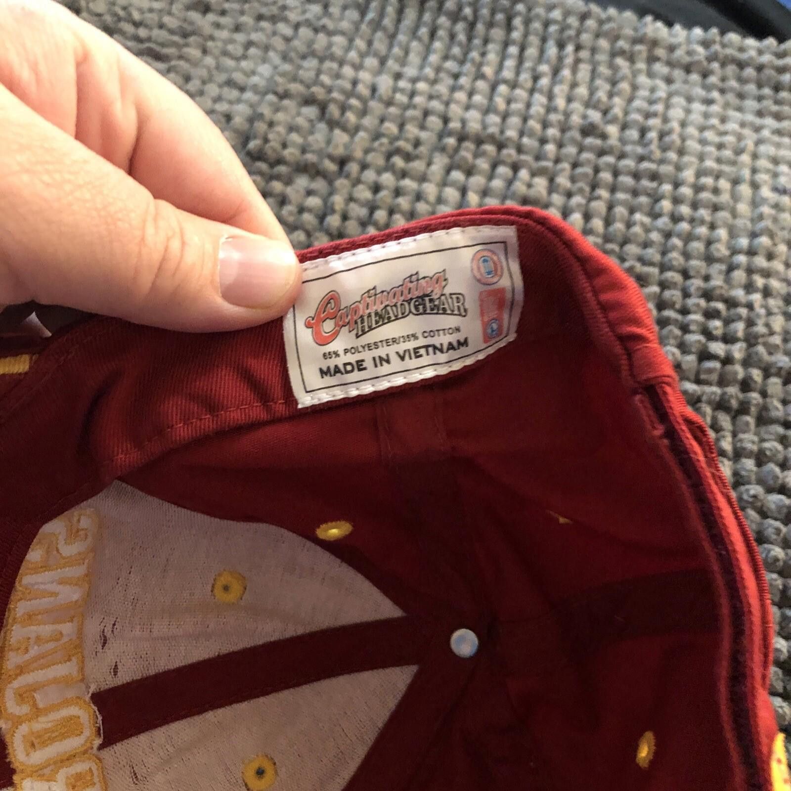 Designer Vintage USC Trojans Captivating Headgear Snapback Red Men Size ONE SIZE - 7 Thumbnail