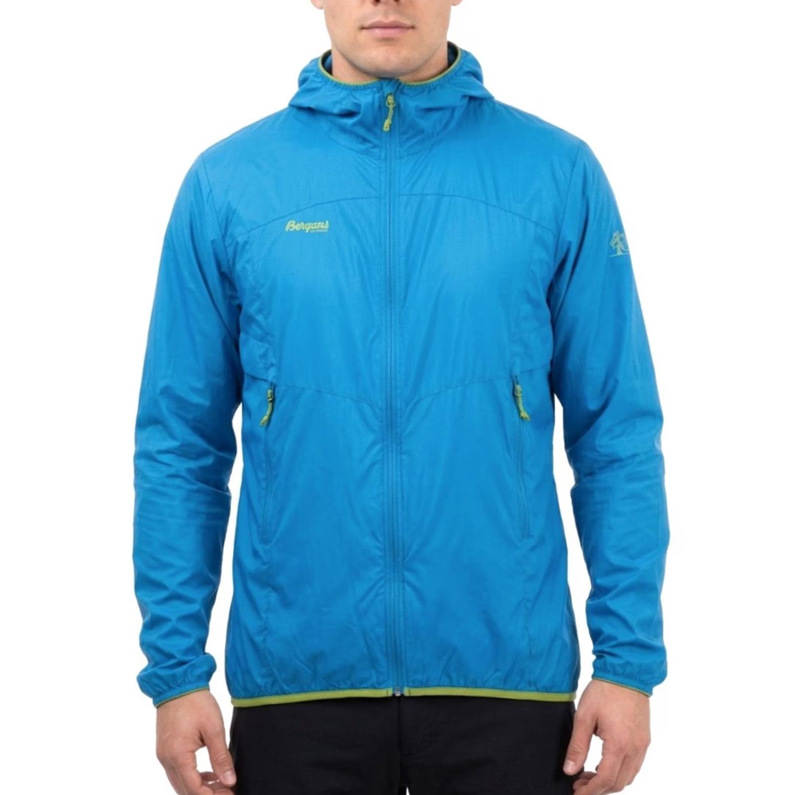 Vintage BERGANS OF NORWAY SOLUND Hooded Lightweight Jacket Men XL Blue MJ6580 Size US XL / EU 56 / 4 - 2 Thumbnail