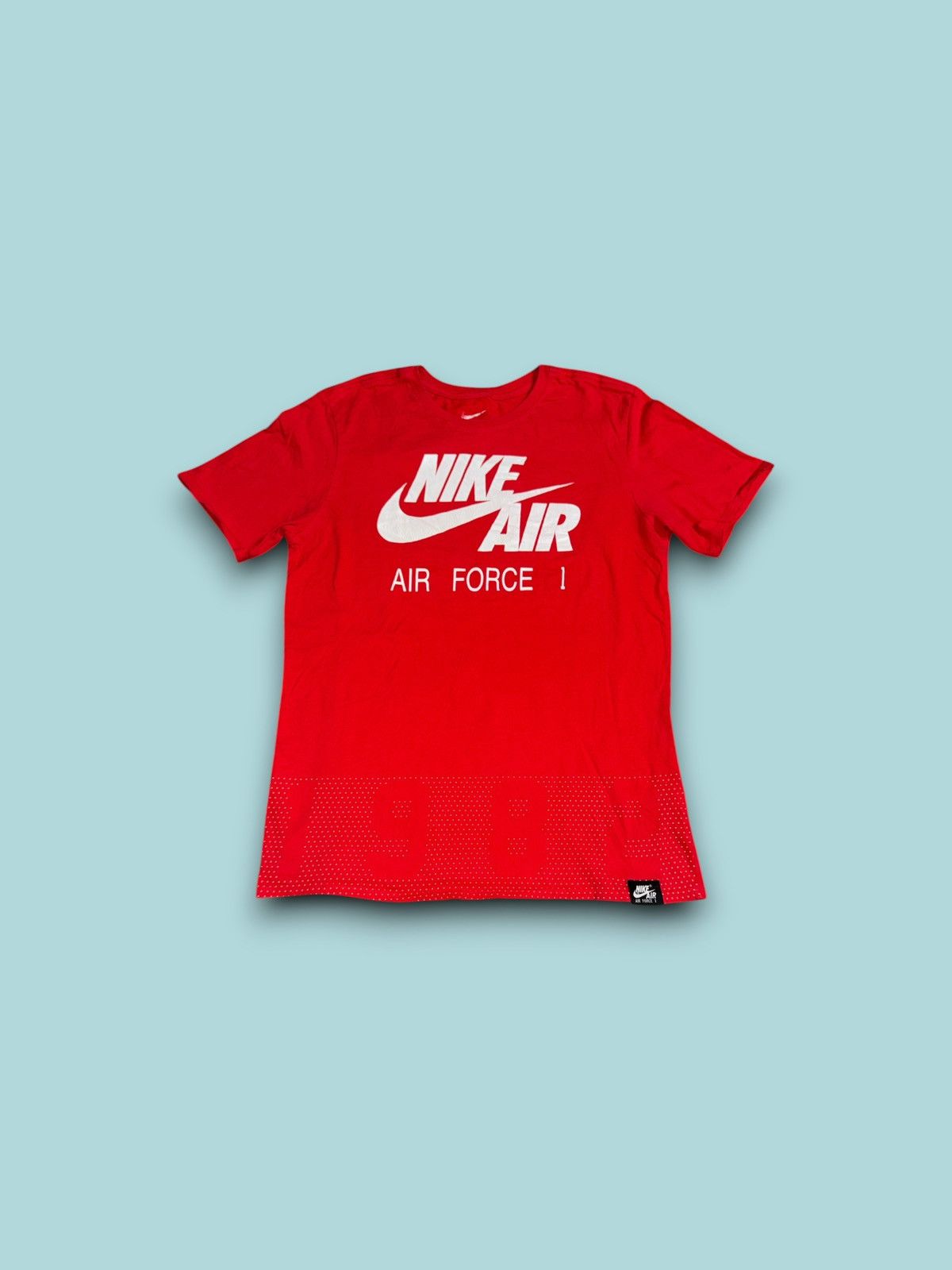 Nike Nike Air Force 1 the Nike tee shirt red men’s medium Size US M / EU 48-50 / 2 - 2 Thumbnail