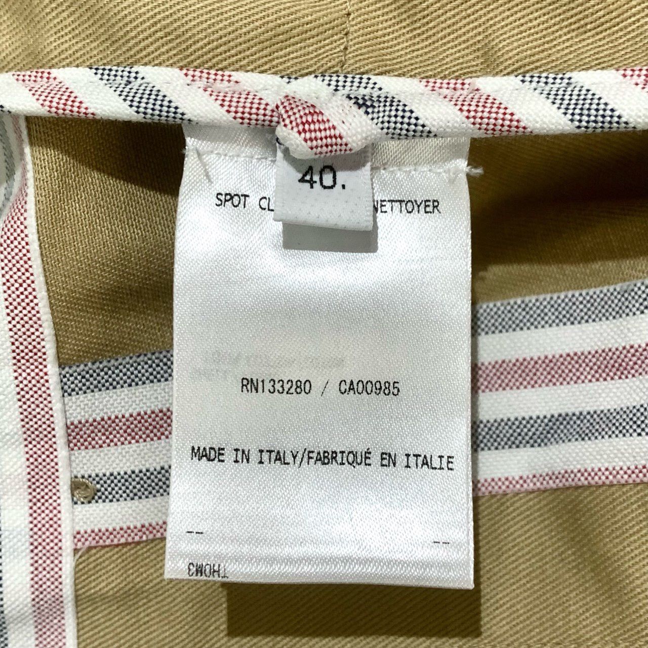 Thom Browne Thom Browne Women's Notched Double-Breasted Belted Coat Size M / US 6-8 / IT 42-44 - 7 Thumbnail