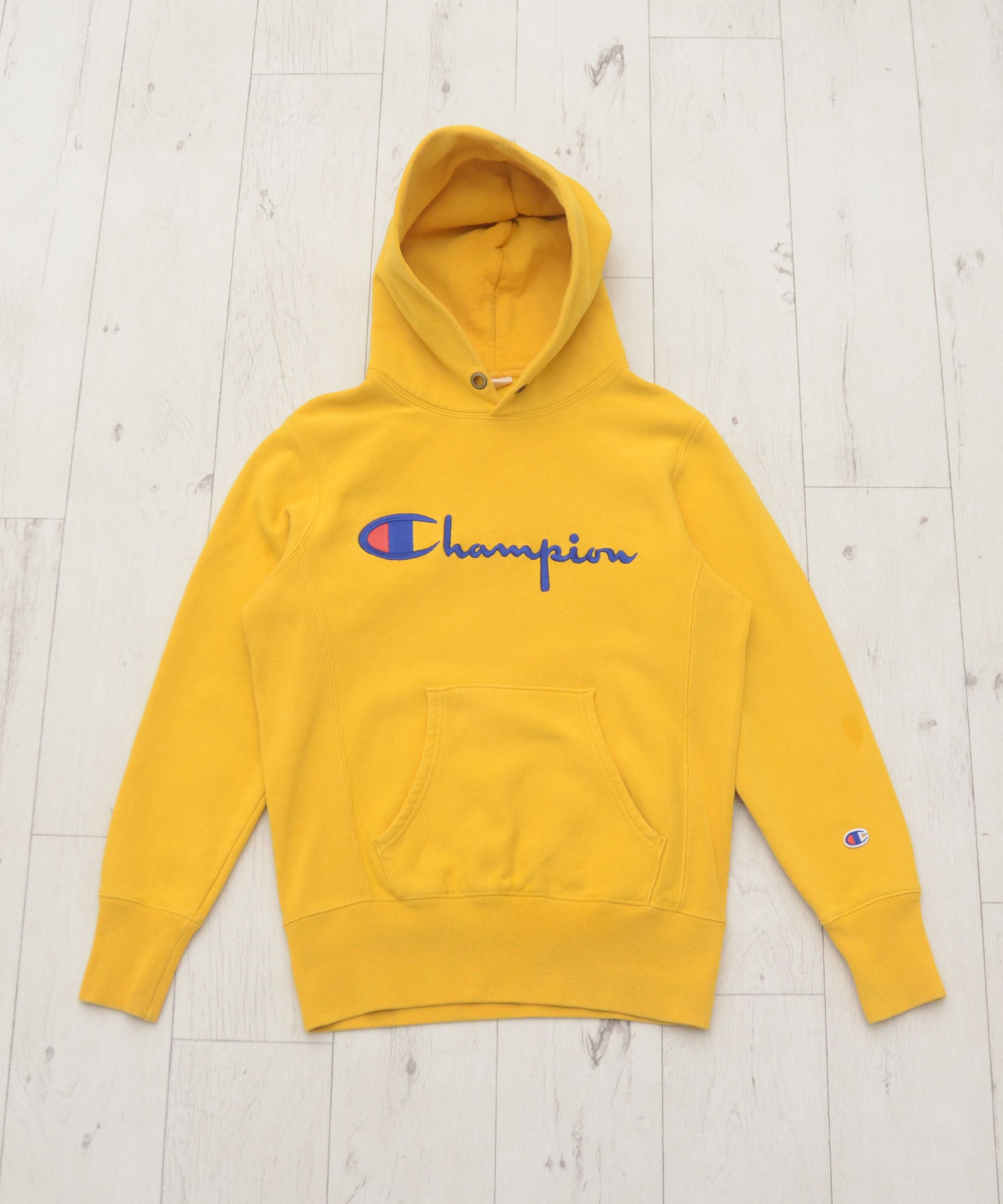 Champion Champion Premium Reverse Weave Big Logo Hoodie yellow UNISEX Size US S / EU 44-46 / 1 - 1 Thumbnail