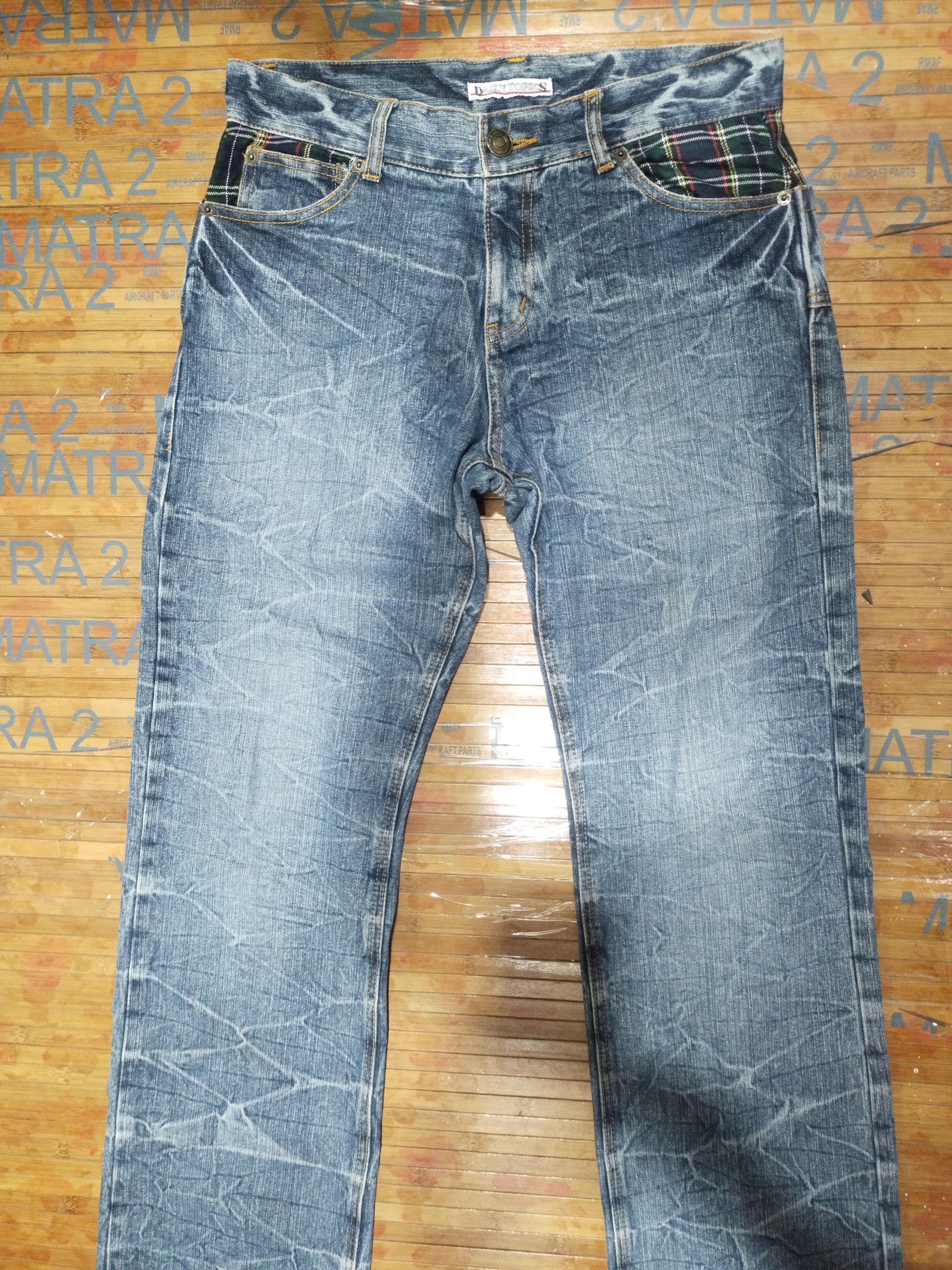 Japanese Brand × Vintage Jeans Daily Topics " Baggy Style" Sz 30" Size US 30 / EU 46 - 6 Thumbnail