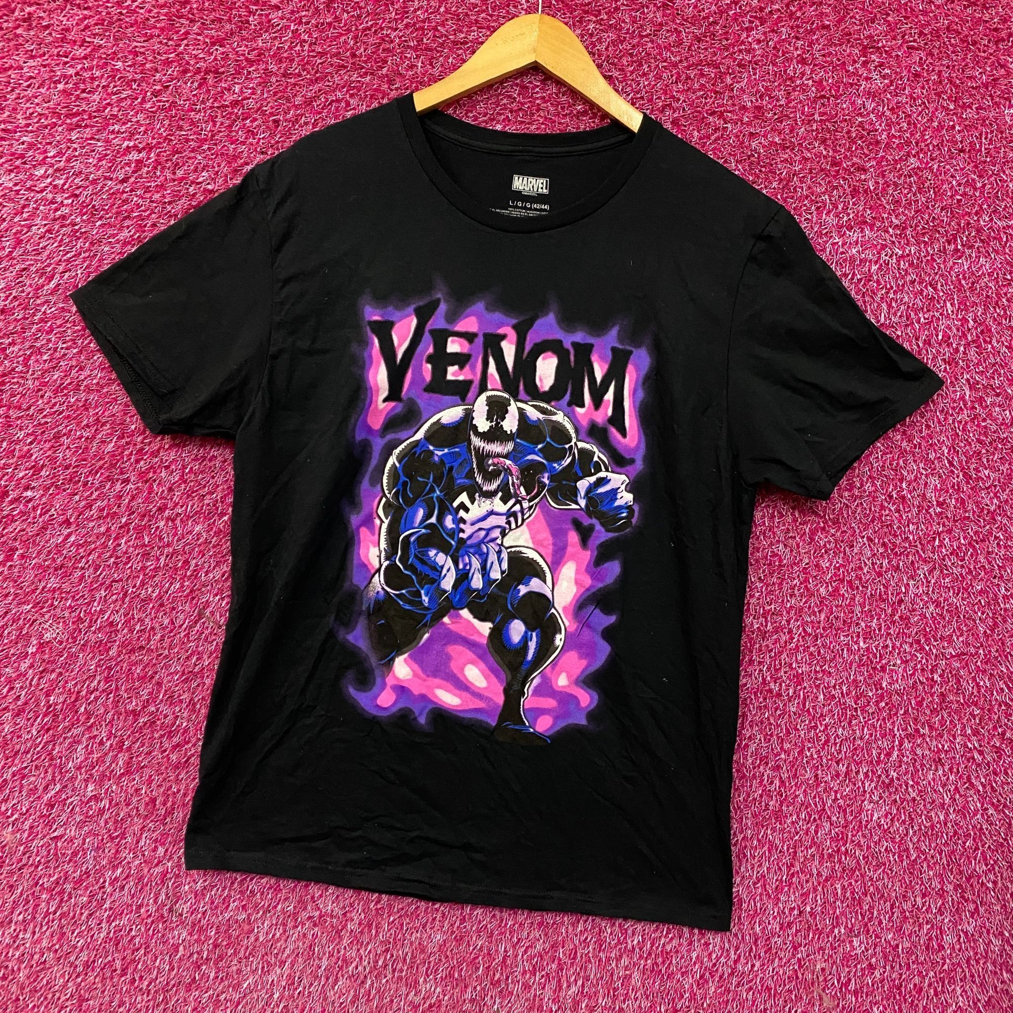 Marvel Comics Venom Spiderman Villain Purple Haze Marvel Comics Tee Large Size US L / EU 52-54 / 3 - 3 Thumbnail