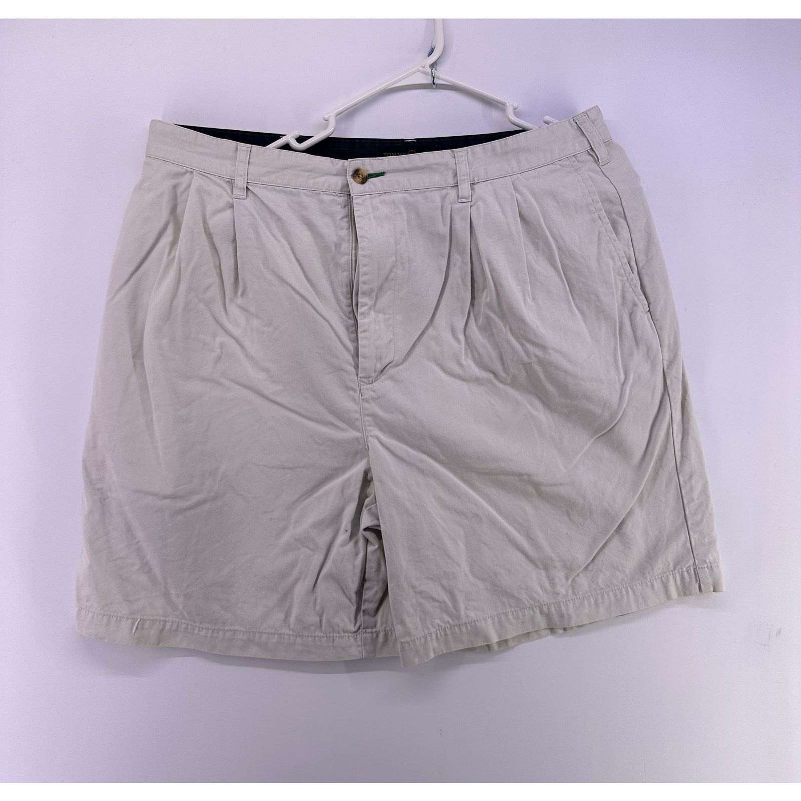 Tommy Hilfiger Tommy Hilfiger Men’s Size 38 Golf Pleated Front Beige Size US 38 / EU 54 - 3 Thumbnail