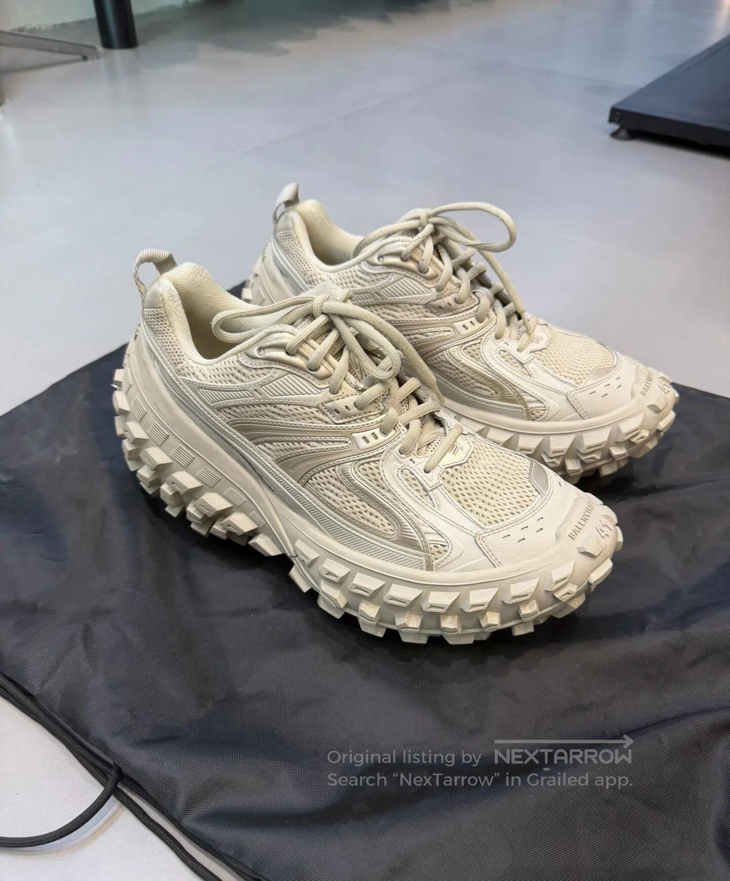 Balenciaga Balenciaga Techno Clog Size 41 Shiny Wood Print | Grailed