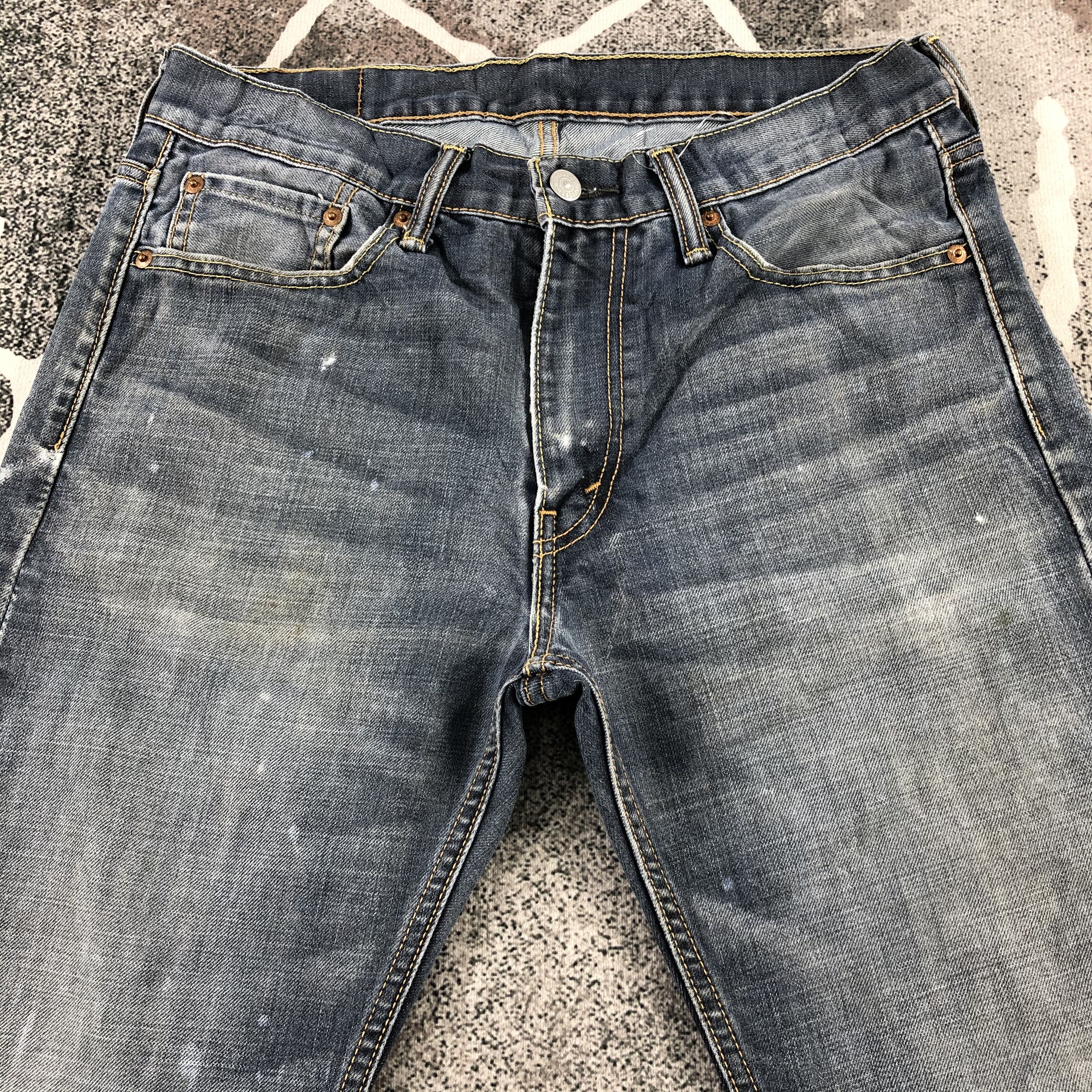 Levi's Vintage Levi's 513 Jeans Dark Wash Denim KJ1098 Size US 31 - 3 Thumbnail