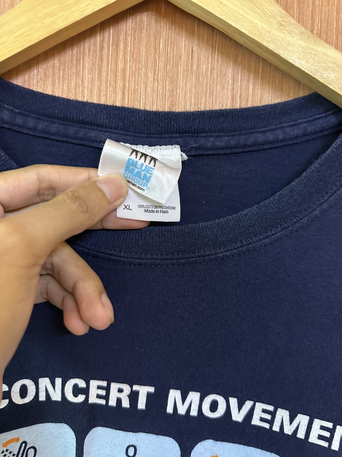 Band Tees Vintage 2000's Blue Man Group American XL Tees Size US XL / EU 56 / 4 - 6 Thumbnail