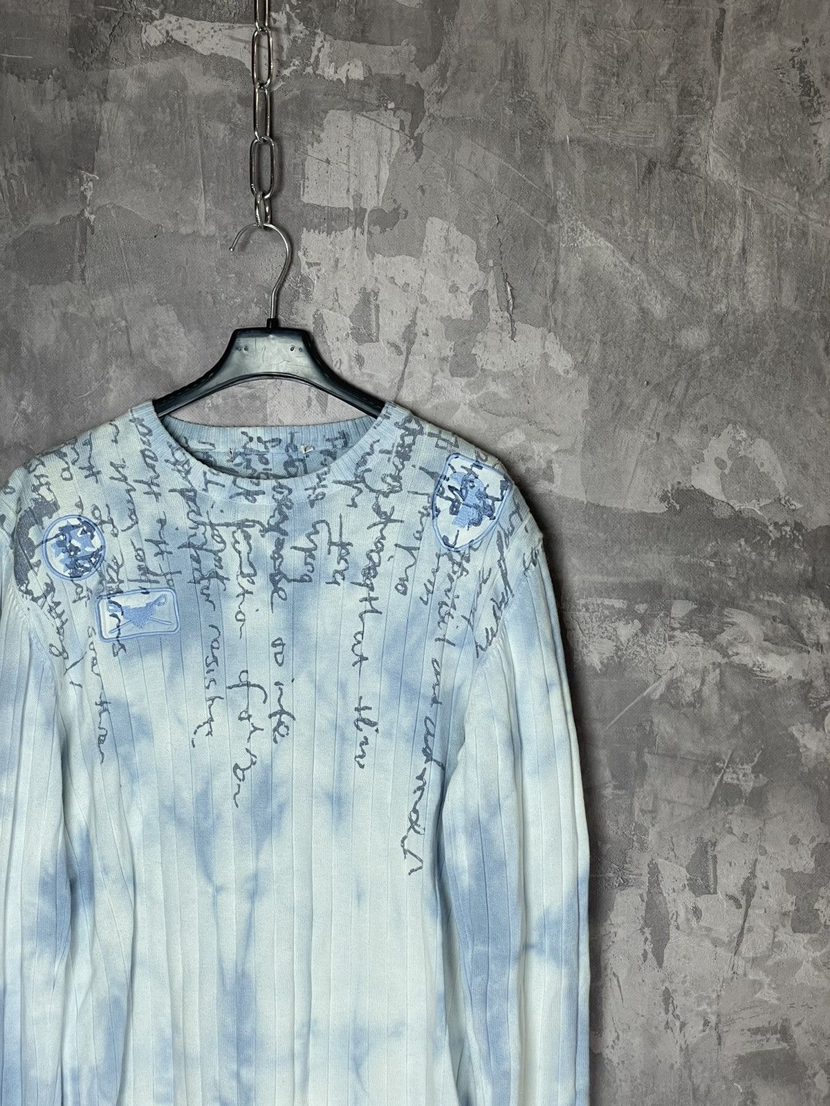 Japanese Brand Avant Garde Y2K Art Rare Multicolour Sweater Long Sleeve Size L / US 10 / IT 46 - 4 Thumbnail