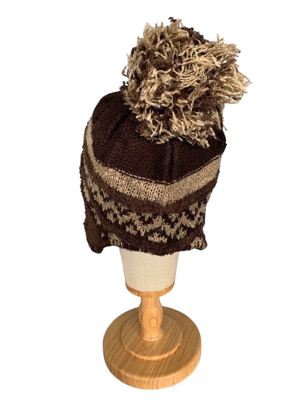 14th Addiction × Japanese Brand HIPPIES STYLE Grace Hats Earflap Knitted Beanie Hats Size ONE SIZE - 7 Thumbnail