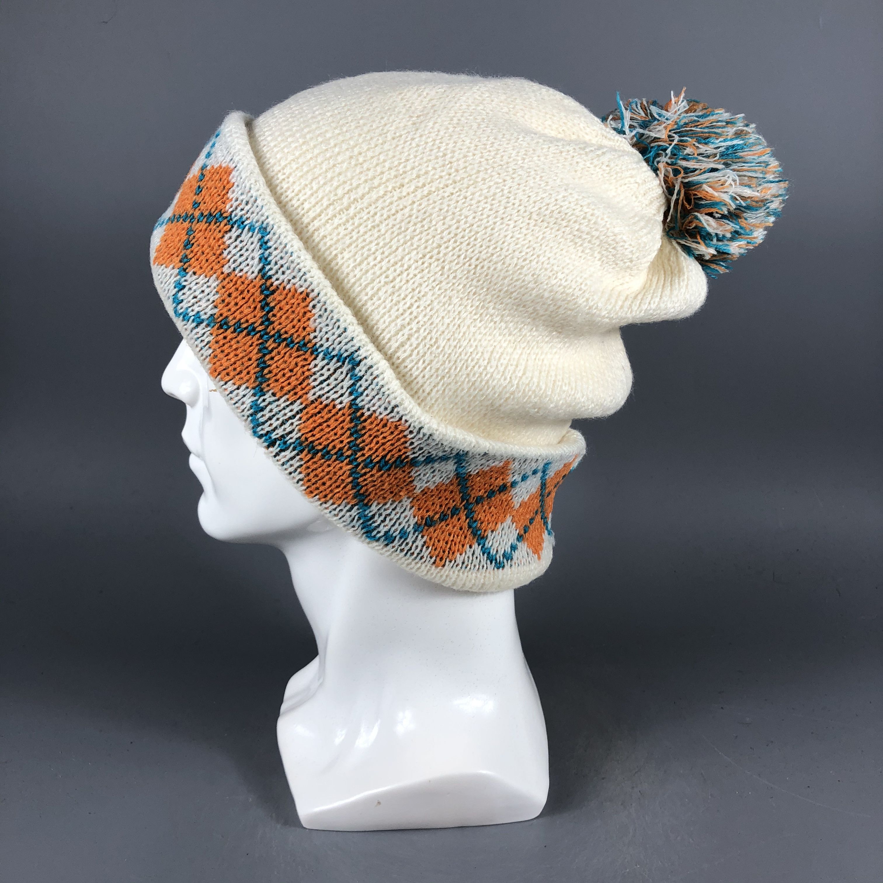 Japanese Brand × Vintage Japanese Brand Bobble Beanie Snow Hat Snow Cap -D1015 Size ONE SIZE - 1 Thumbnail