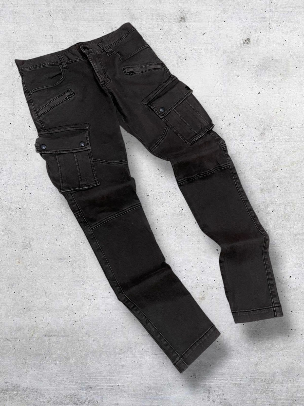 Tete Homme VINTAGE TETE HOMME 90S JAPAN DESIGNER UTILITY TACTICAL CARGO Size US 30 / EU 46 - 2 Thumbnail
