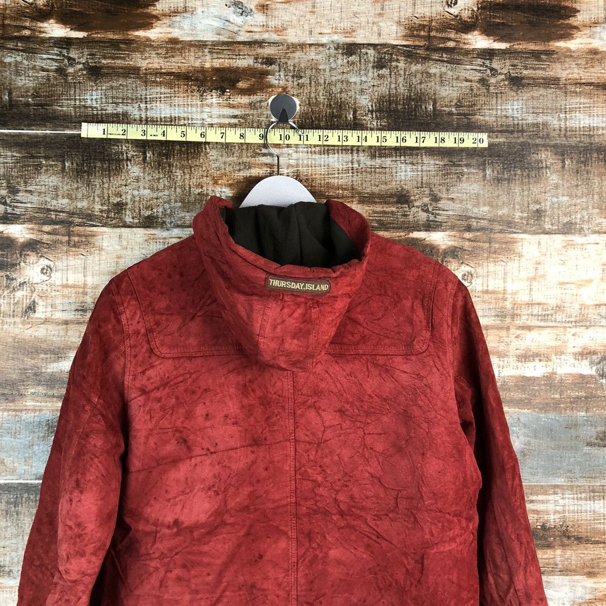 Japanese Brand Thursday Island Red Hoodie sweatshirt #A2452 Size US M / EU 48-50 / 2 - 15 Thumbnail