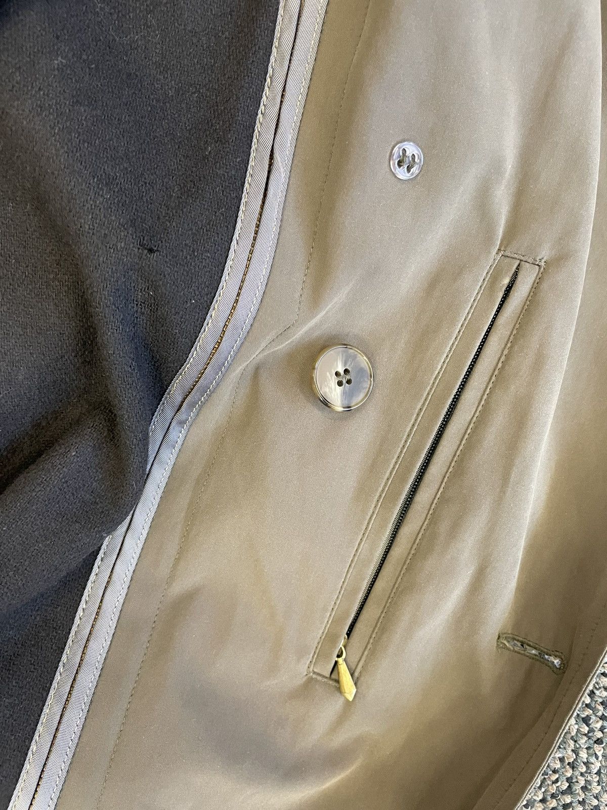 Brooks Brothers × Vintage Vintage Double Breasted Twill Trench Size US XXL / EU 58 / 5 - 8 Thumbnail