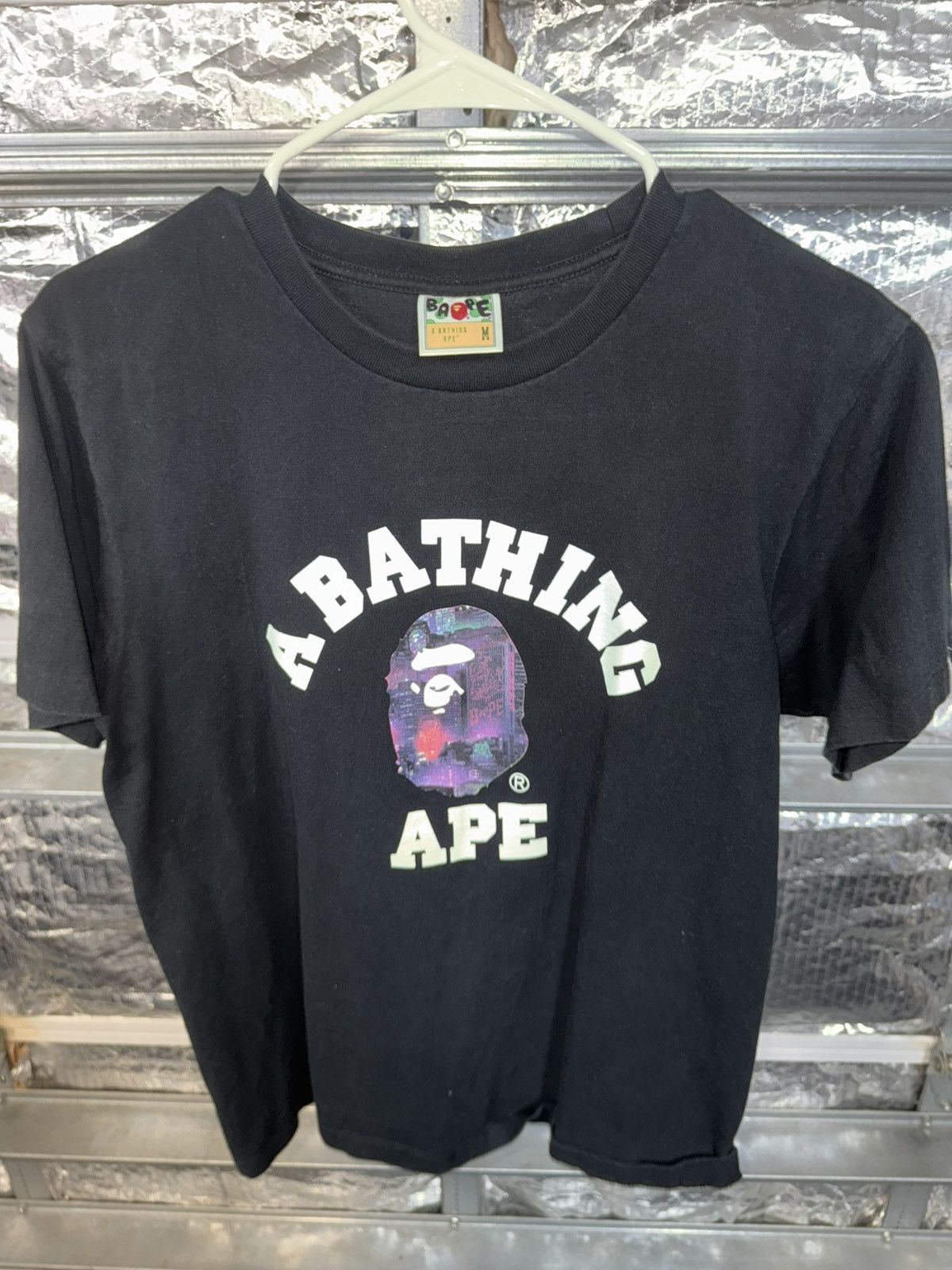 Bape BAPE | BAPE Neon Tokyo College Tee Black Size US M / EU 48-50 / 2 - 1 Thumbnail