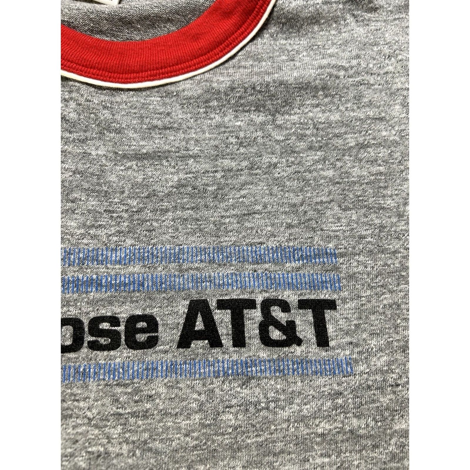 Vintage VINTAGE AT&T Phone T-Shirt 80s AT&T Promo L/M Fit Gray Adult Size ONE SIZE - 4 Thumbnail