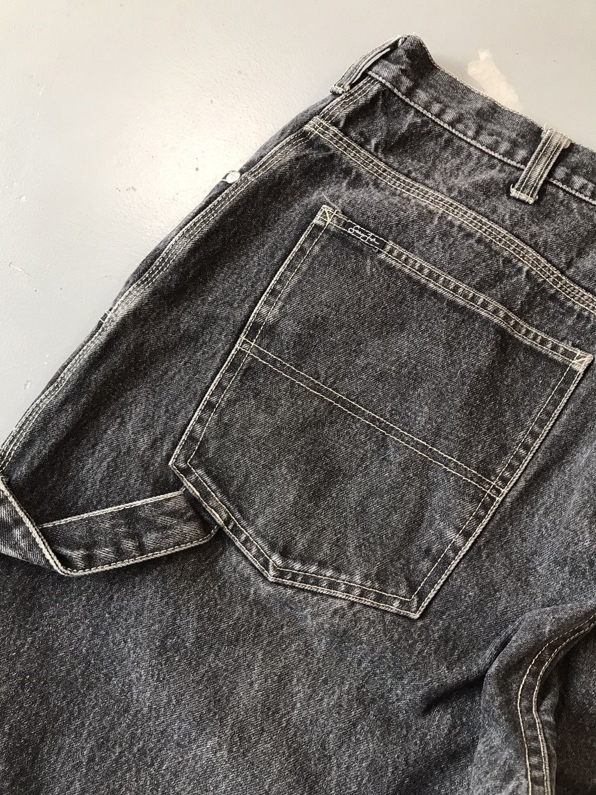 Sean John × Vintage Vintage Sean John spell out double knee carpenter denim Size US 38 / EU 54 - 9 Thumbnail