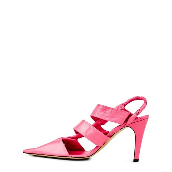 Bottega Veneta Bottega Veneta Bv Point Stiletto Heel Slingbacks in Pink Size US 6 / IT 36 - 2 Thumbnail
