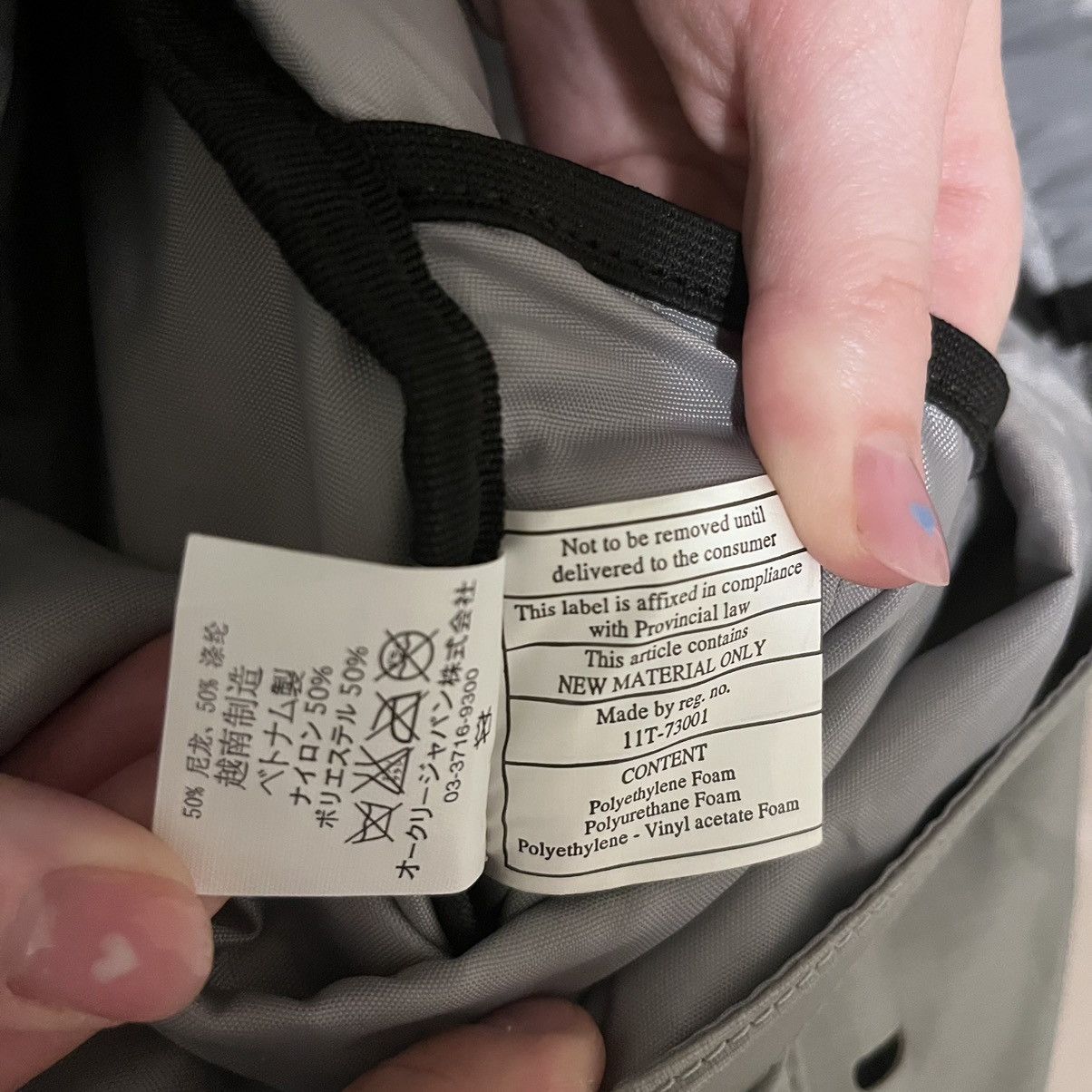 Oakley × Vintage Vintage Oakley Tech Backpack Japan Gropcore Style Y2K Size ONE SIZE - 12 Thumbnail