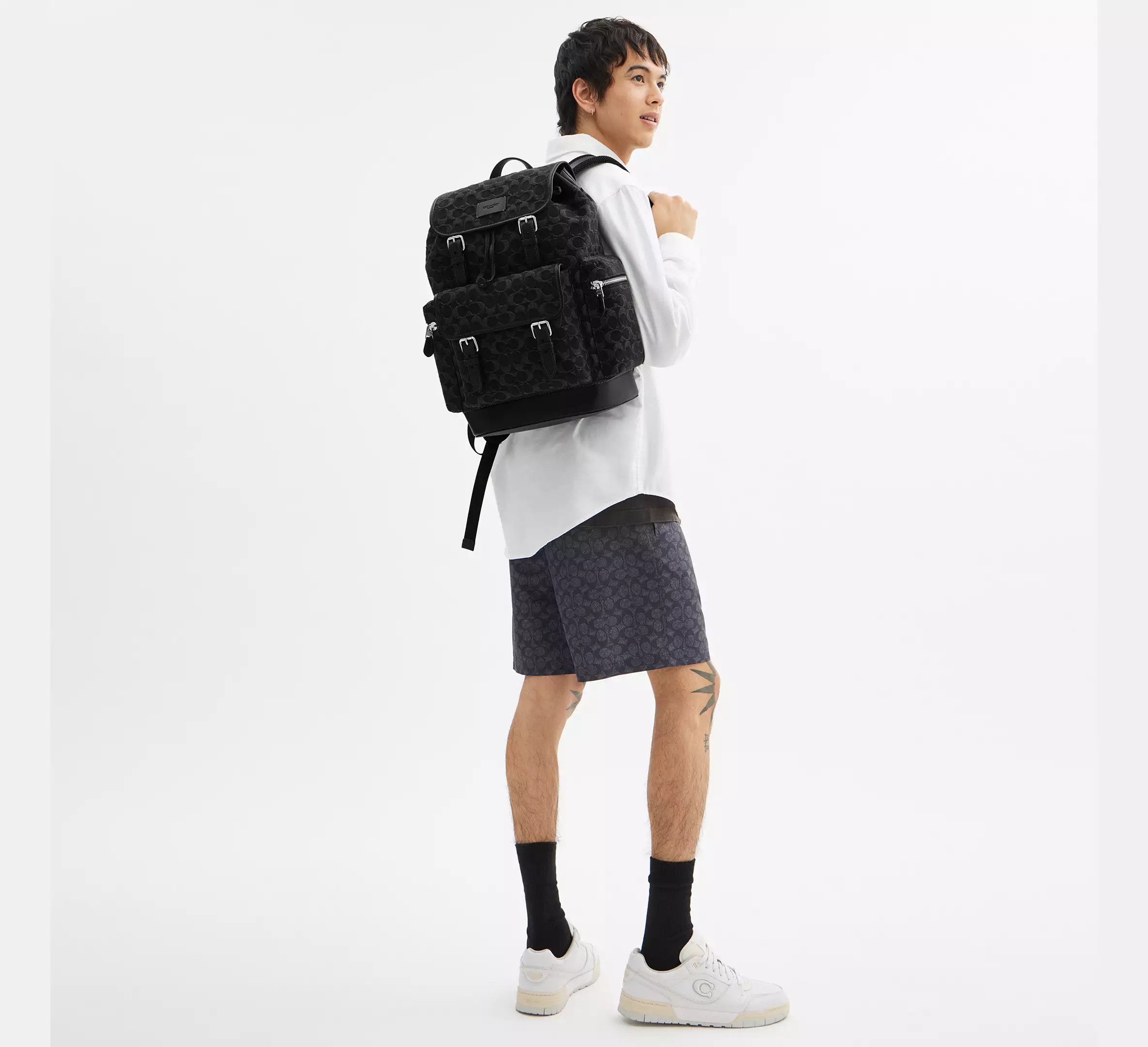 Coach Sprint Backpack In Signature Denim CAJ57 Size ONE SIZE - 8 Thumbnail