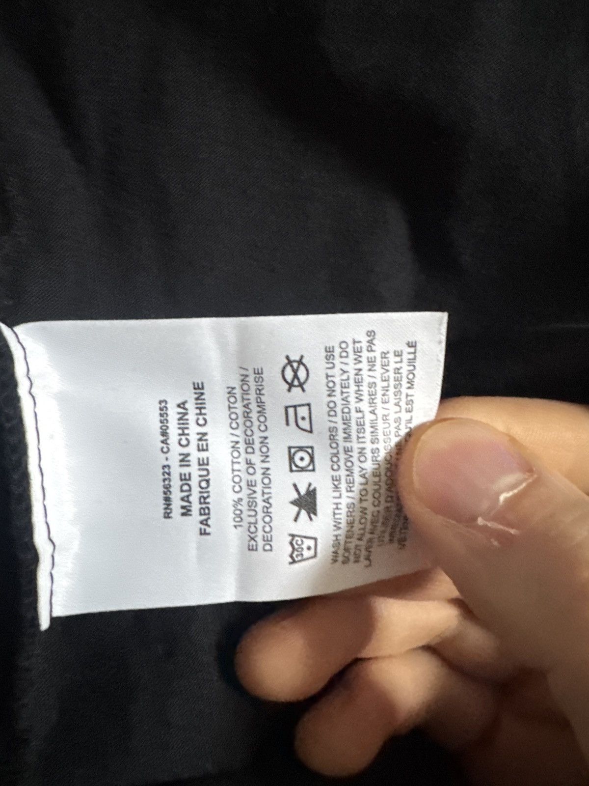 Jordan Brand × Travis Scott Jordan x Travis Scott T Shirt Black Cactus Jack Size US M / EU 48-50 / 2 - 7 Thumbnail