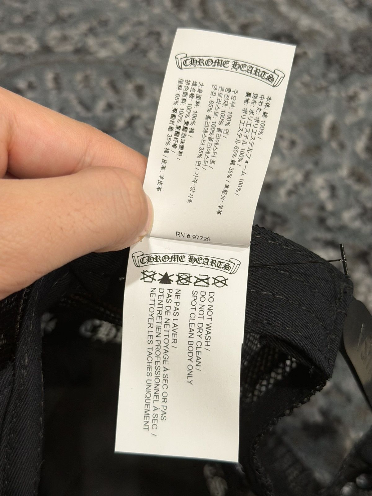 Chrome Hearts Chrome Hearts Triple Black Cross Hat Cap Size ONE SIZE - 4 Thumbnail