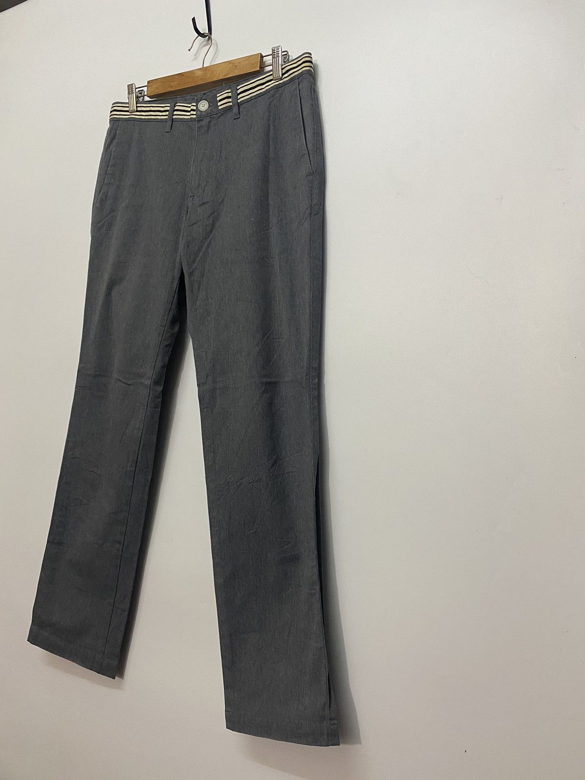 Japanese Brand A.V.V Homme Grey Pants Sz 32 Size US 32 / EU 48 - 6 Thumbnail