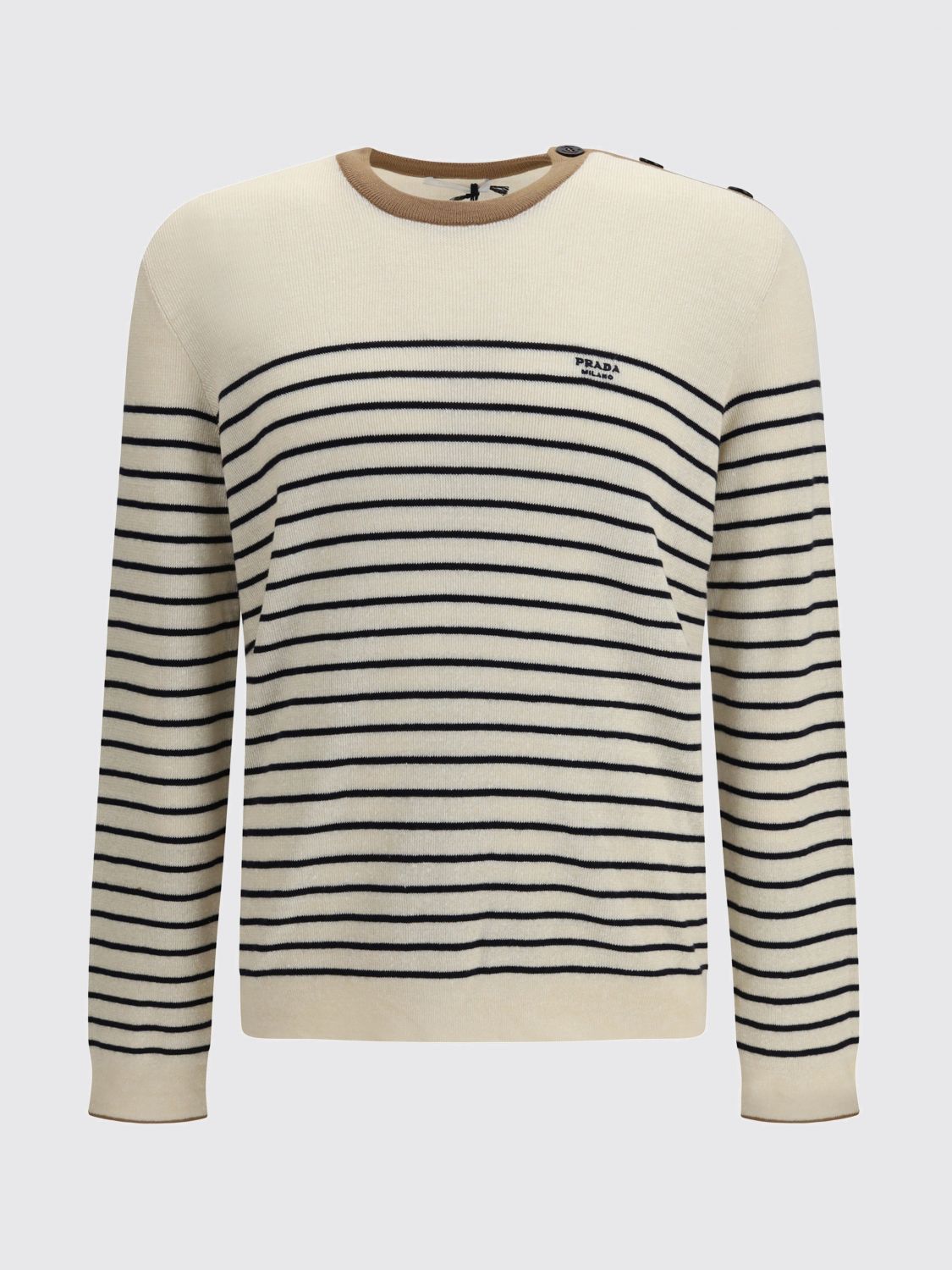 Prada Prada Sweater Men Natural Size US S / EU 44-46 / 1 - 1 Preview