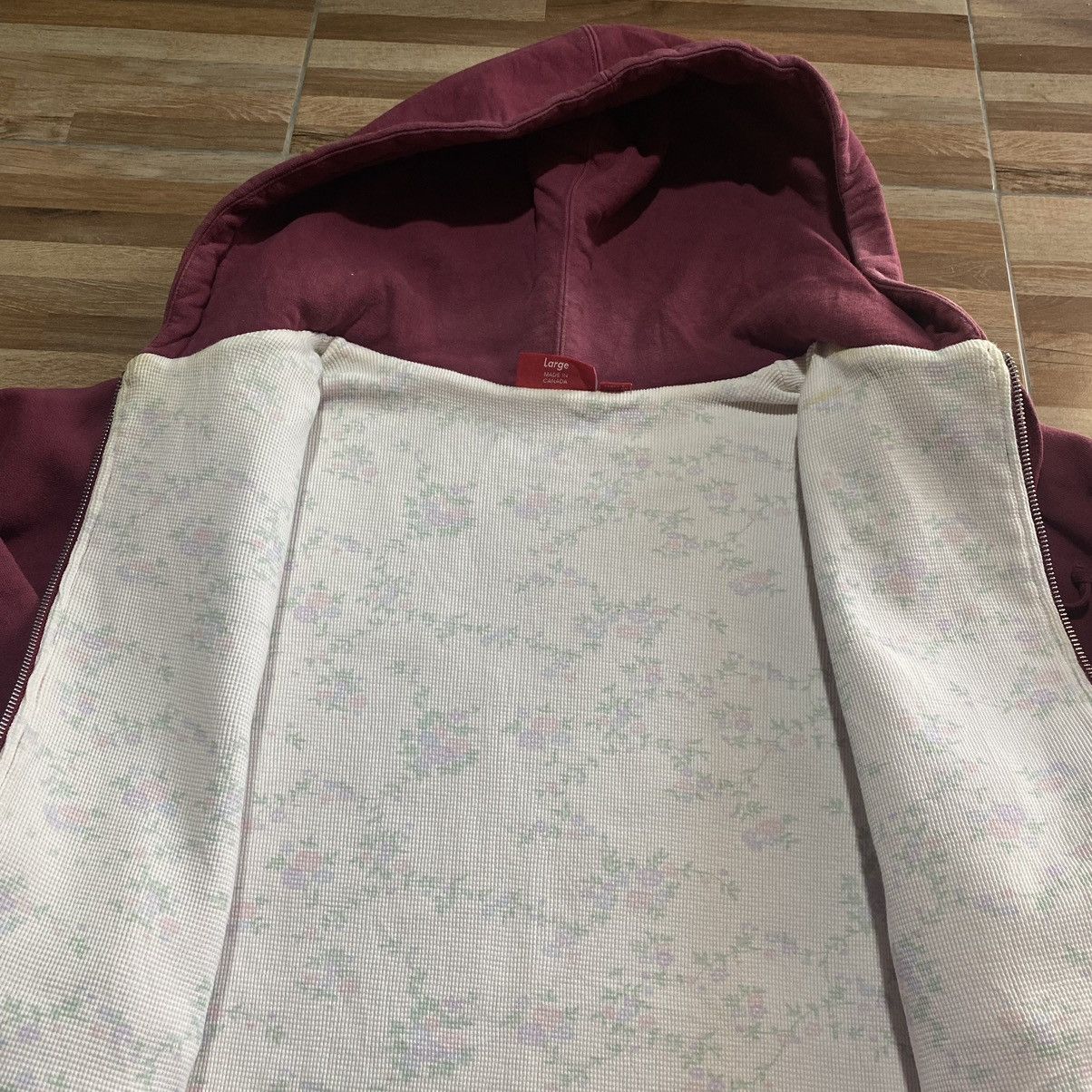 Supreme Supreme Small Box Logo Thermal Zip up Hoodie 2016 Size US L / EU 52-54 / 3 - 7 Thumbnail