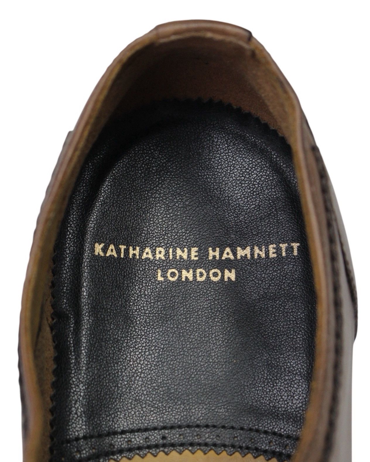 Katharine Hamnett London 2000S KATHARINE HAMNETT LONDON CALFSKIN DERBY Size US 8.5 / EU 41-42 - 6 Thumbnail