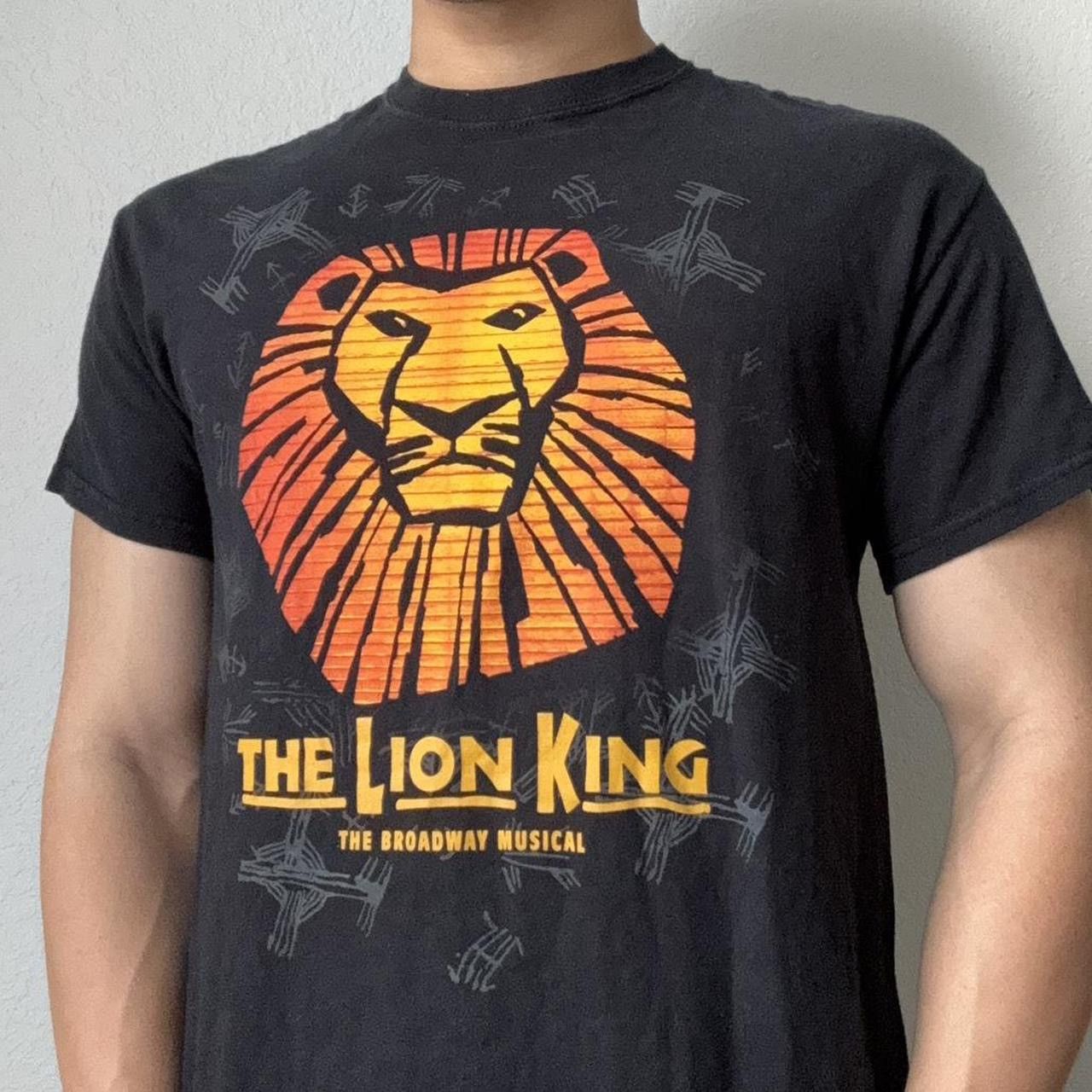 Vintage Vintage Disney Lion King Broadway Graphics Black Tee Shirt Size US M / EU 48-50 / 2 - 4 Thumbnail