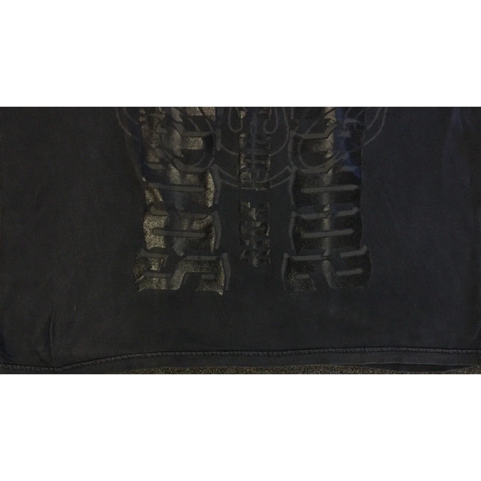 JNCO VINTAGE South Pole Shirt L Black 90s Y2K Affliction Fire Emo Grunge Tapout Jnco AOP Striped Printed Mens T-Shirt Size US L / EU 52-54 / 3 - 3 Thumbnail