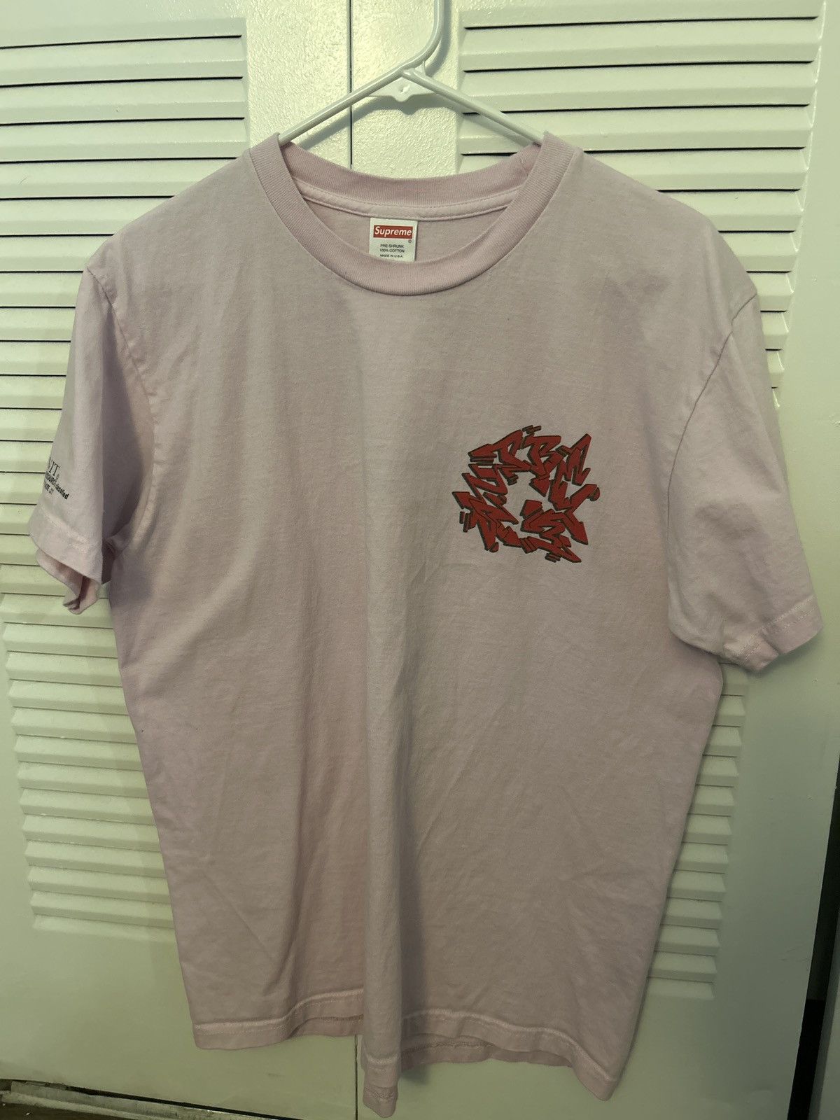 Supreme Supreme Tee - Pink Support Unit Tee Shirt Medium Size US M / EU 48-50 / 2 - 1 Thumbnail