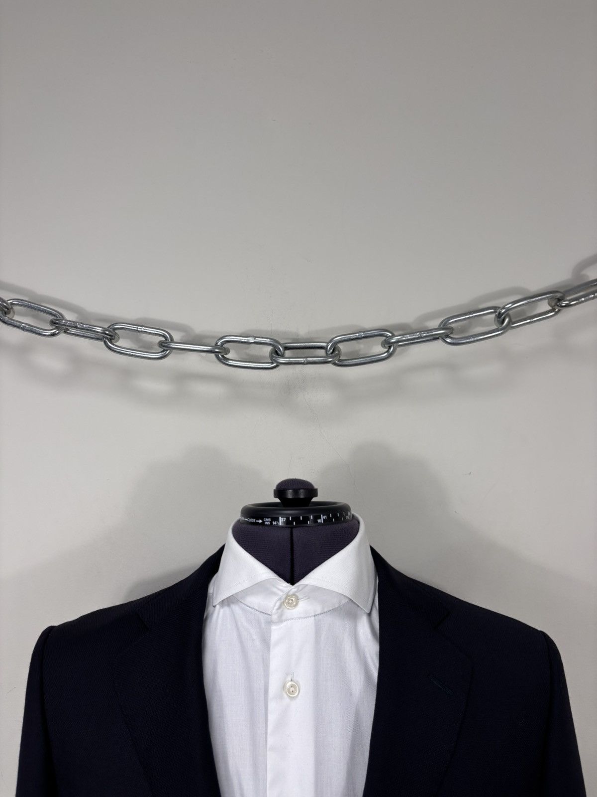 Tombolini Tombolini Men’s Navy Blue Wool Blazer Jacket Size 42R - 6 Thumbnail