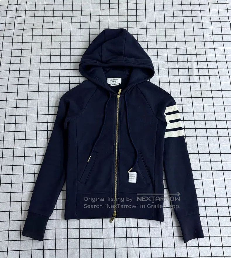 Thom Browne Thom Browne Classic navy blue jacket Size US XS / EU 42 / 0 - 1 Thumbnail