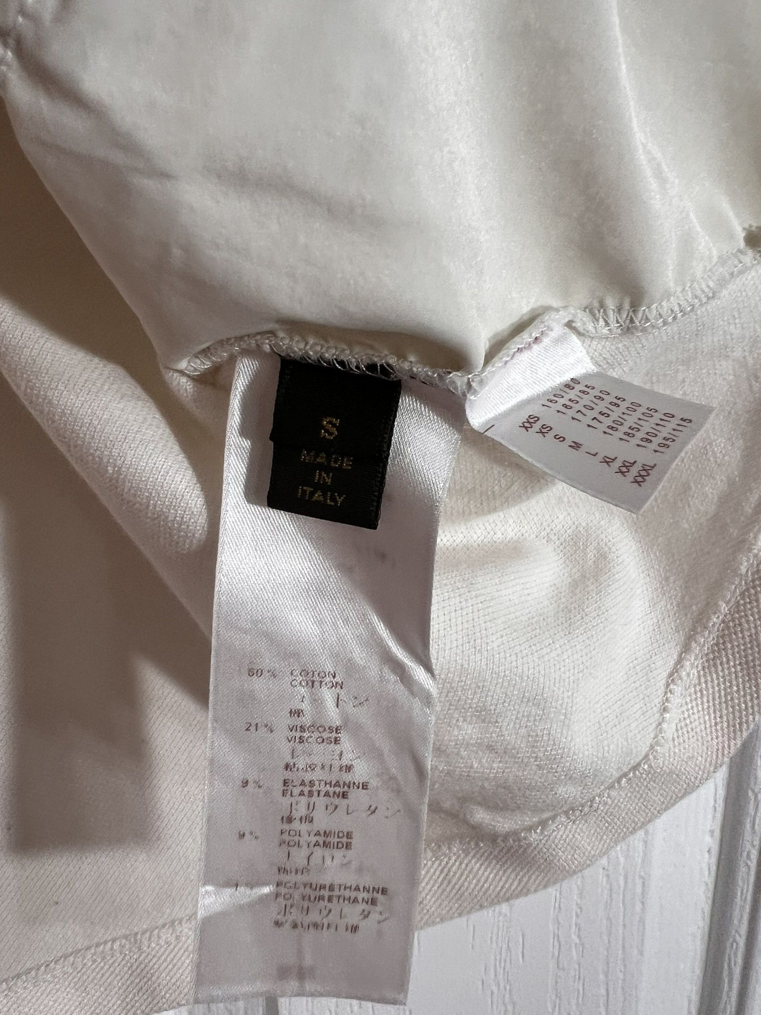 Louis Vuitton LOUIS VUITTON Short Sleeve Polo Shirt Pocket White Small Size S / US 4 / IT 40 - 4 Thumbnail