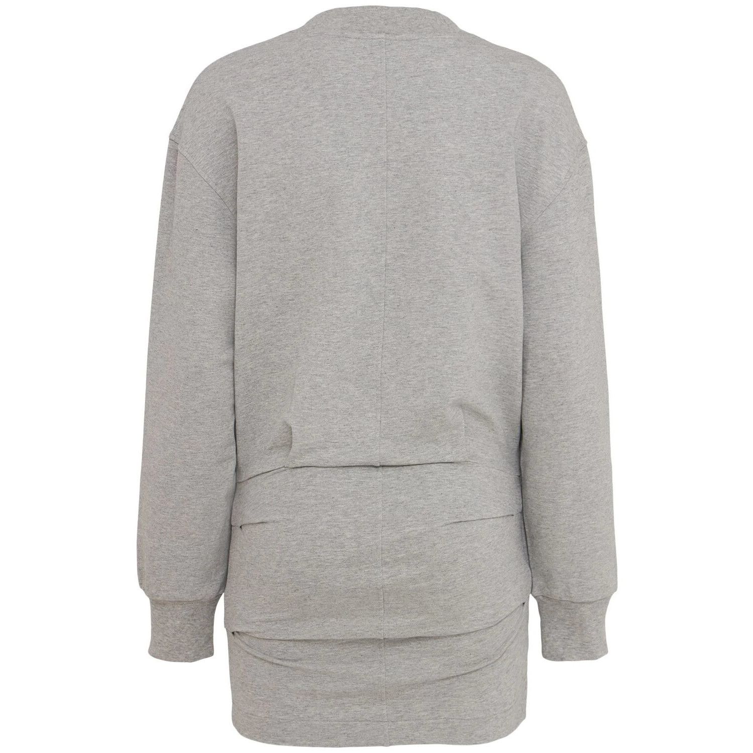 THE ATTICO $650 Gray Cotton Dress New & Authentic (Women's s