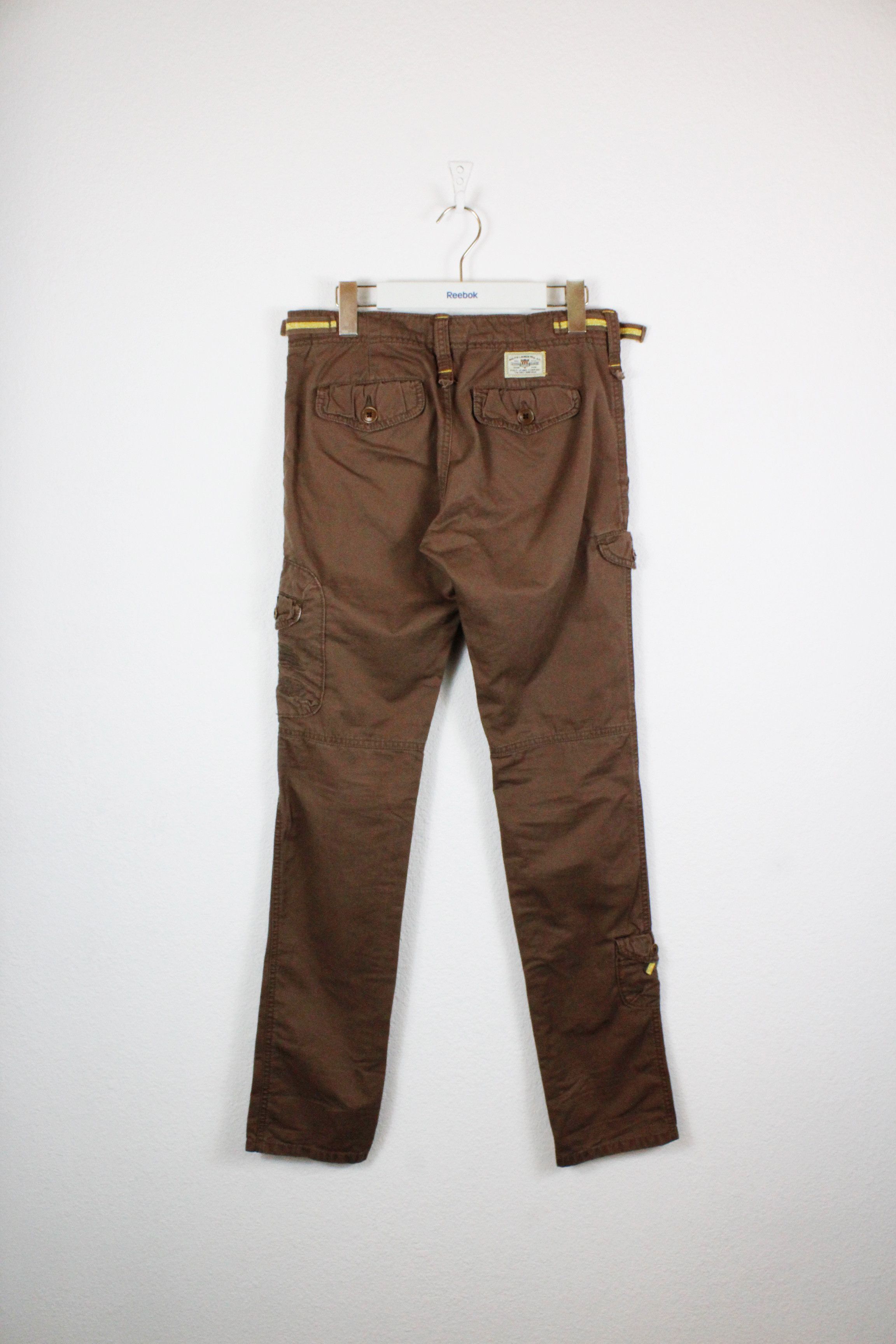 Polo Ralph Lauren × Ralph Lauren Womens Polo Jeans Ralph Lauren Brown Cargo Pants Size 27" / US 4 / IT 40 - 5 Thumbnail