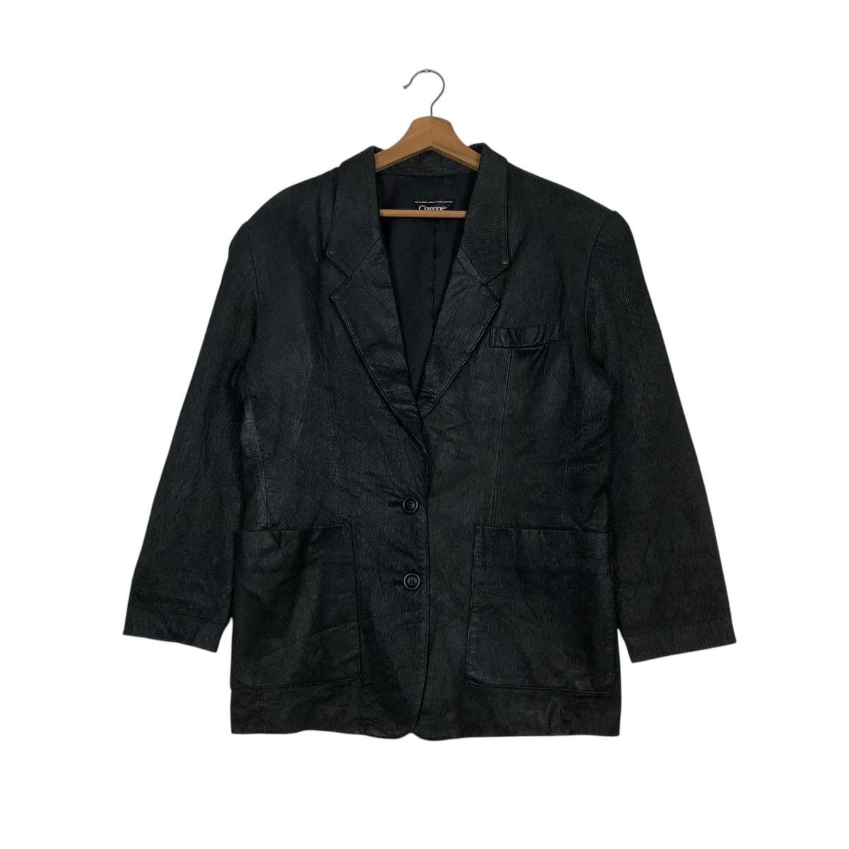 Japanese Brand 🔥VINTAGE LEATHER JACKET COATS CIZENNE ISSEY MIYAKE Size US M / EU 48-50 / 2 - 3 Thumbnail