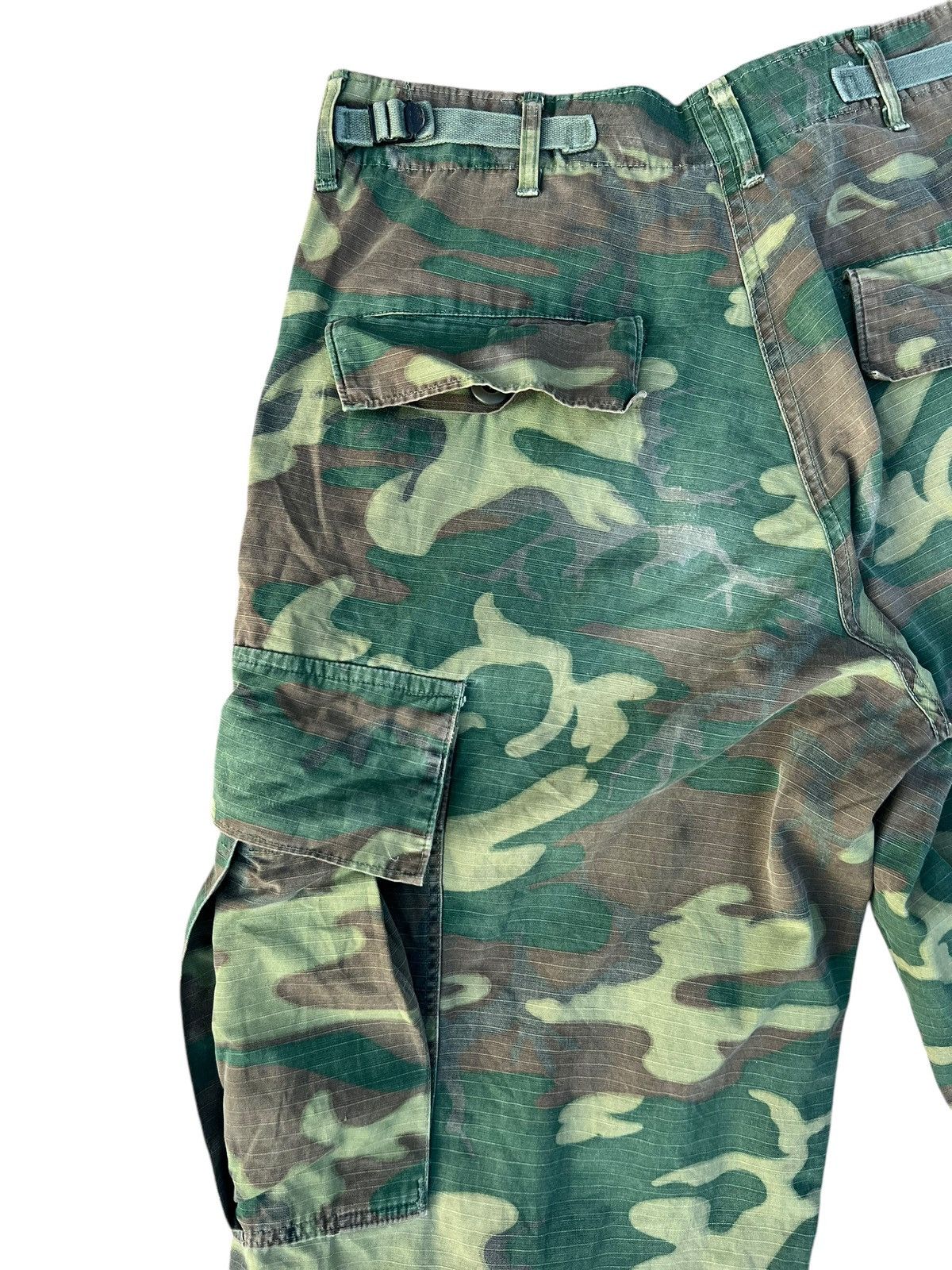 Vintage Vintage 1969 Vietnam War ERDL Camo Ripstop Poplin Trouser Size US 30 / EU 46 - 17 Thumbnail