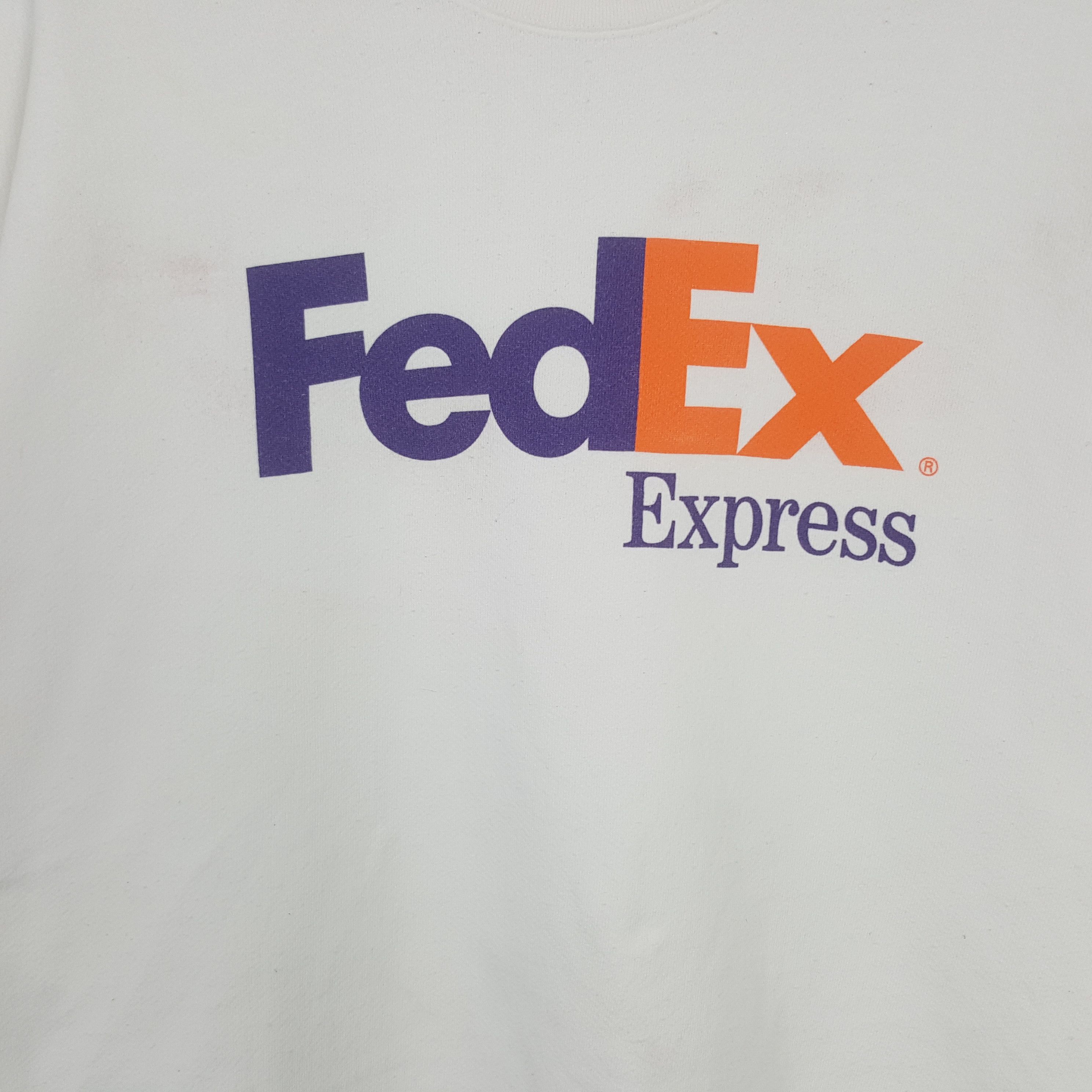 Lee Vintage Lee x Fedex Express Delivery Service Sweatshirt 33 Size US XL / EU 56 / 4 - 2 Thumbnail