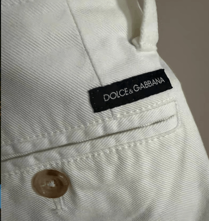 Dolce & Gabbana DG/Dolce & Gabbana White Men's Denim Shorts Size US 33 - 2 Thumbnail