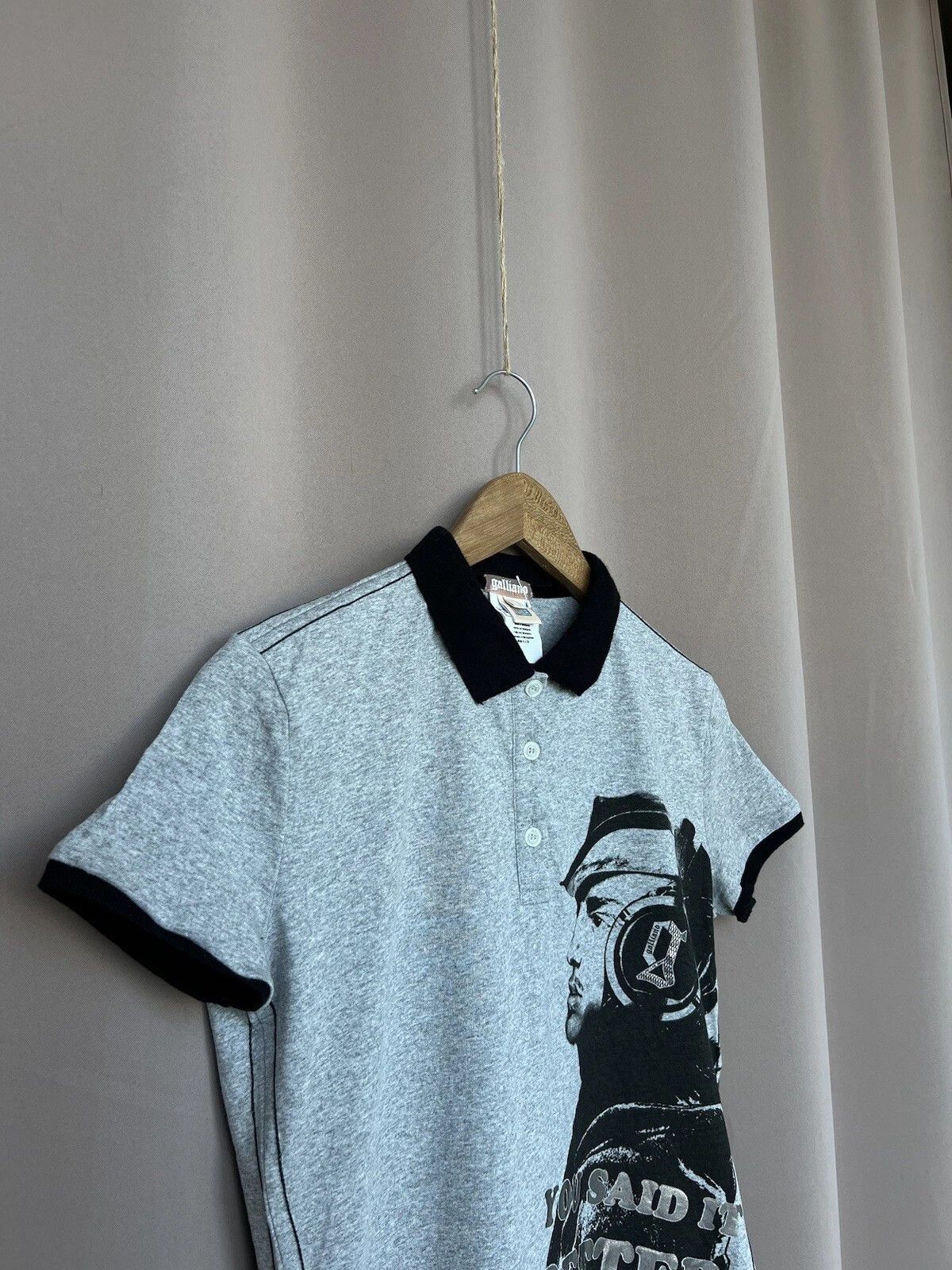 John Galliano John Galliano Big Logo Polo Shirt Womens Size S Short Sleeve Size S / US 4 / IT 40 - 3 Thumbnail