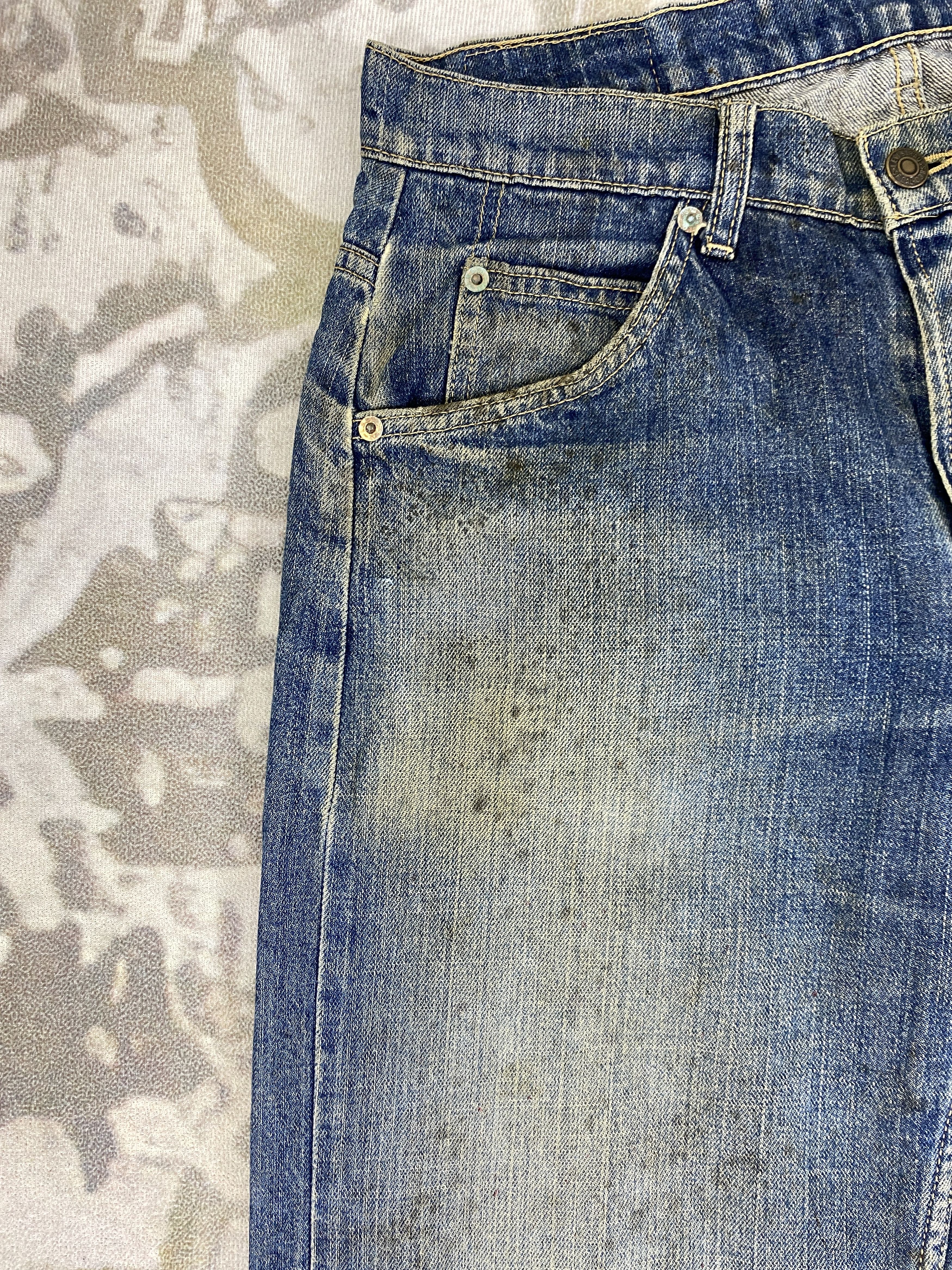Levi's Dirty Blue Vintage Levi's 610 Jeans 31x29.5 Denim -JN1090 Size US 32 / EU 48 - 14 Thumbnail