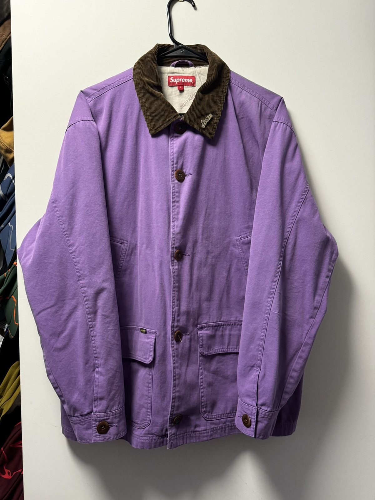 Supreme Dusty Purple Barn Coat | Grailed