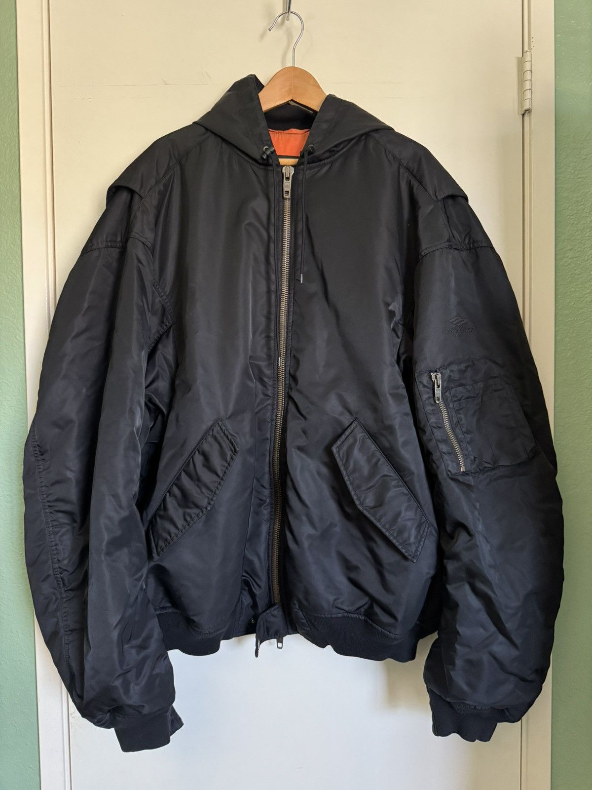 Balenciaga ⚠️RARE⚠️ Balenciaga SS22 Destroyed Bomber Jacket